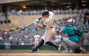 Entering Tuesday's game against the Royals, the Twins' Max Kepler was tied with former Twin Brian Dozier for the most career homers hit at Target Fiel