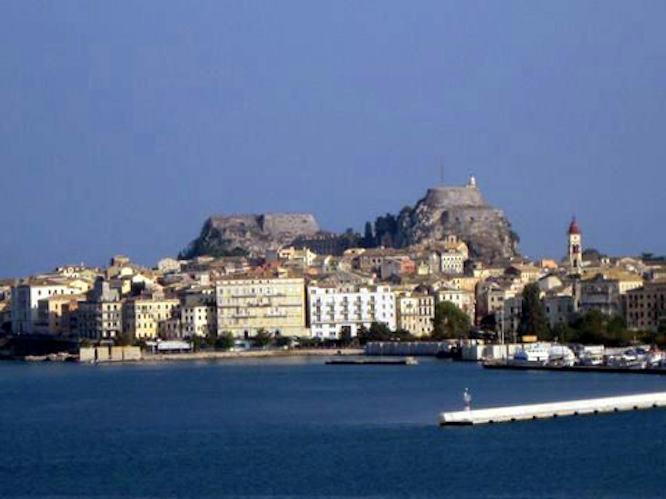 A view of Trogir, Croatia, as Serendipity leaves the harbor.