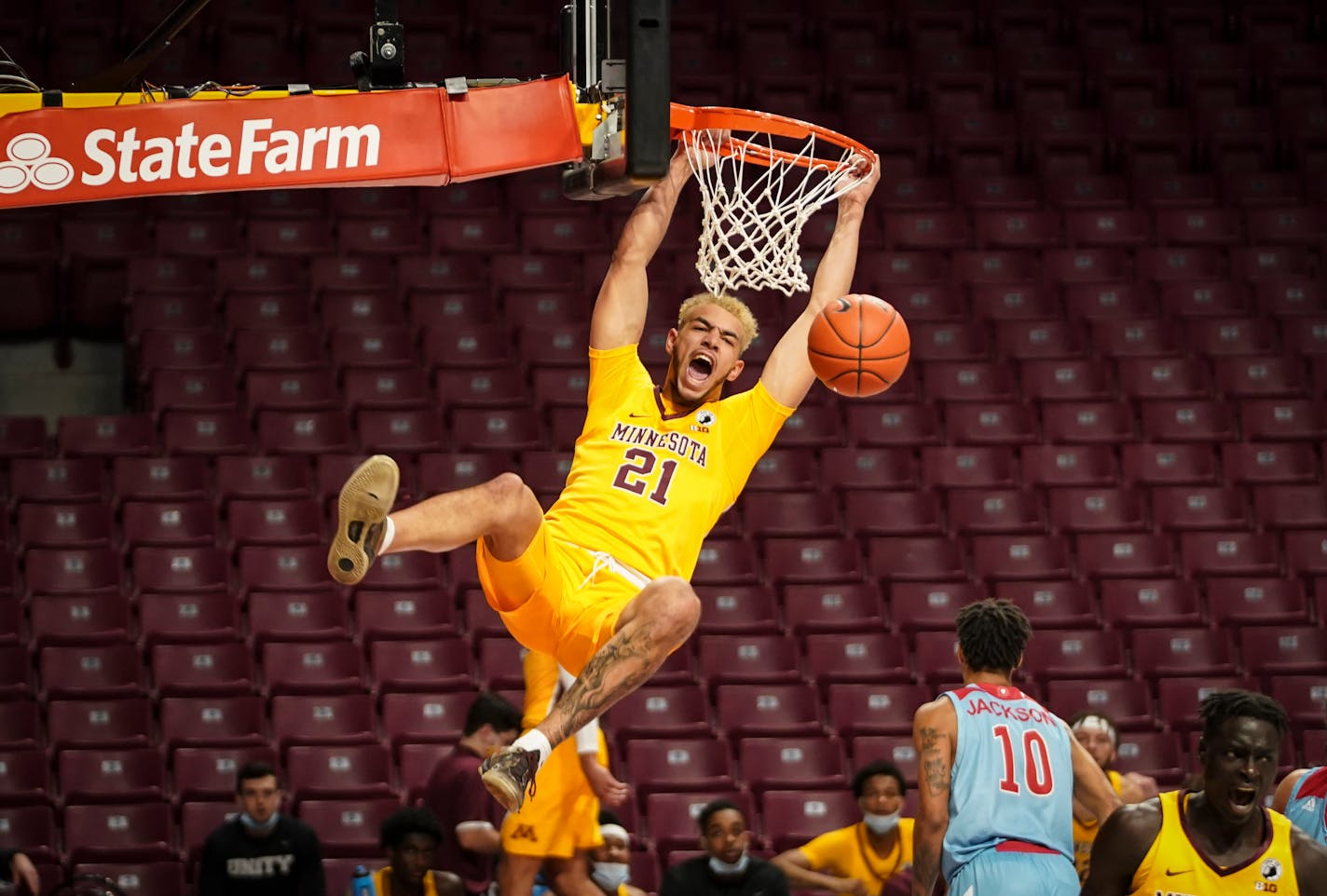 Minnesota forward Jarvis Omersa