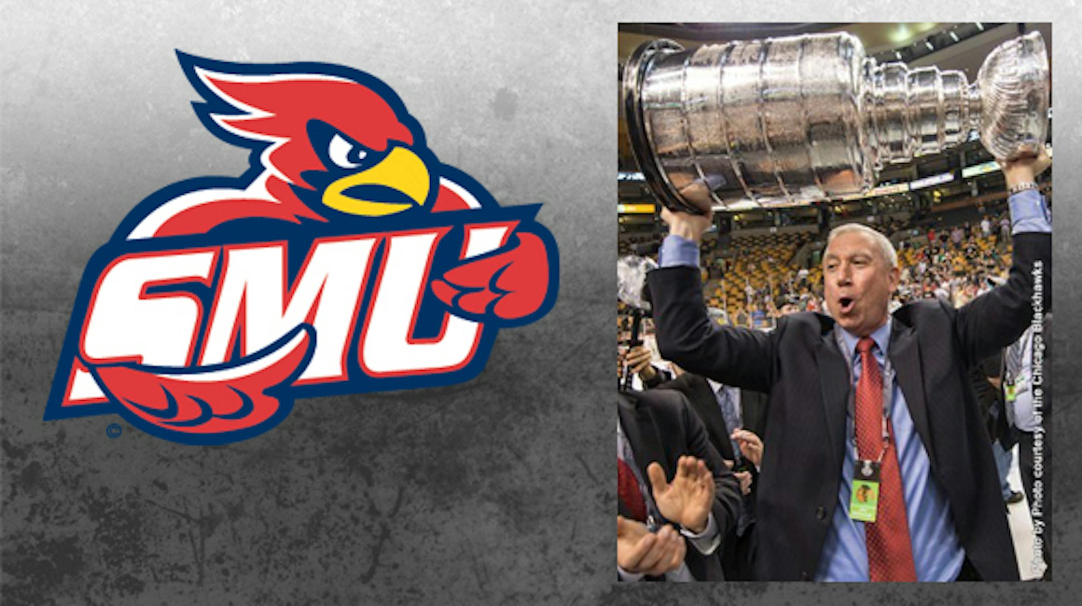 St. Mary's University alum John McDonough hoisted the Stanley Cup moments after his Chicago Blackhawks won the NHL championship in June.