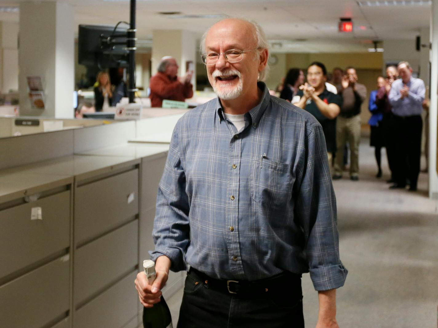 Steve Sack won a Pulitzer for editorial cartooning in 2013. Judges noted Sack's diverse collection of cartoons, using an original style and clever ideas to drive home his unmistakable point of view.