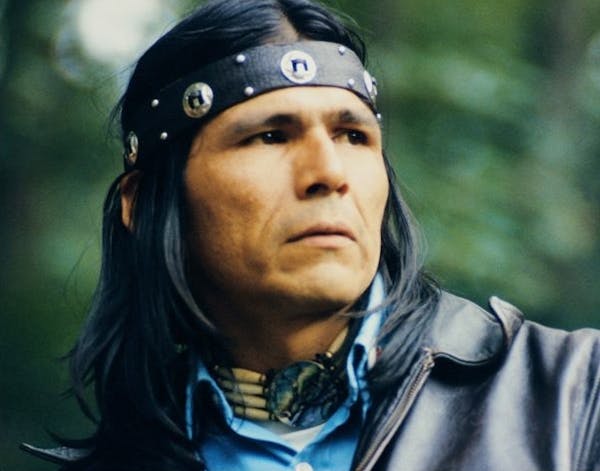 Dennis Banks, leader and co-founder of the American Indian Movement.