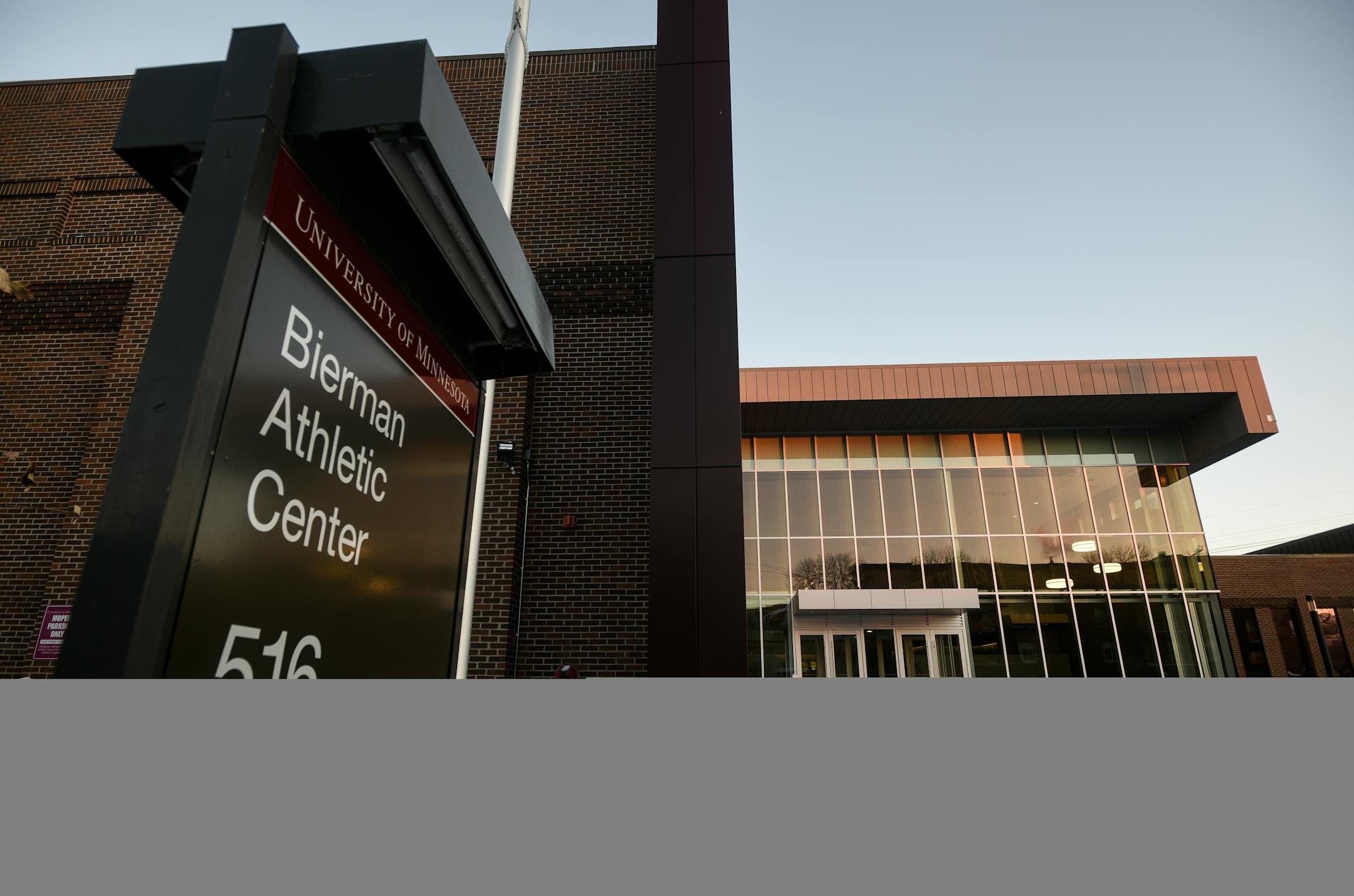 The 15th Avenue entrance to the new Land O'Lakes Center for Excellence.