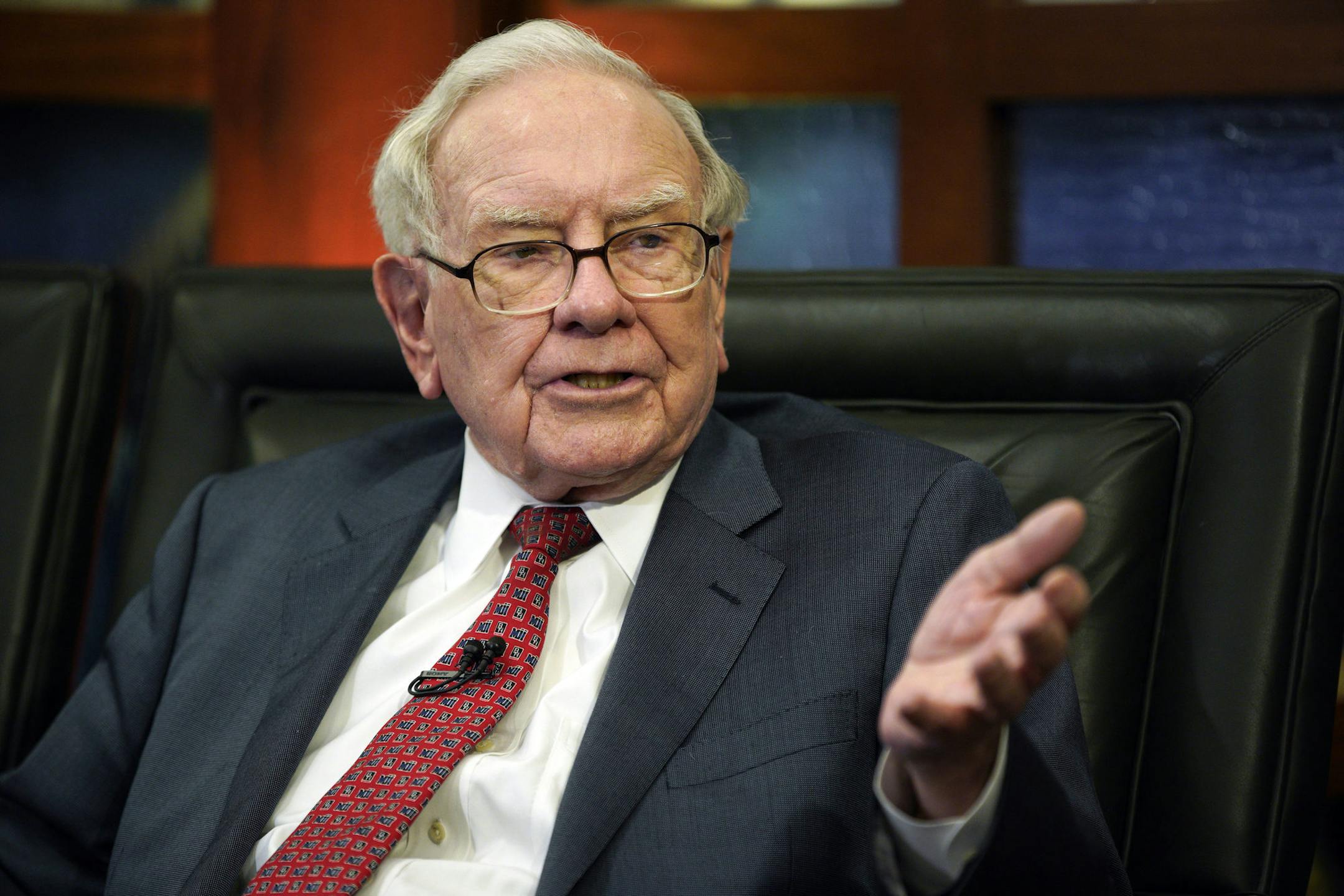 Warren Buffett, shown in a May 2018 file photo, said Thursday his purchases of Delta Air Lines shares went farther than he intended, but he's hanging on to them.