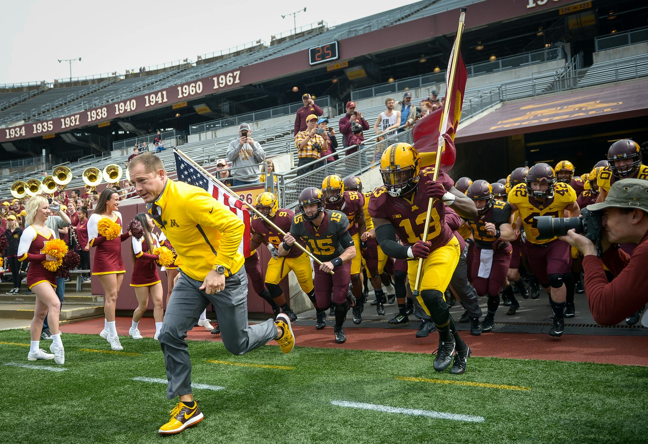 P.J. Fleck has a chance to be 3-0 when he charges into TCF Bank Stadium on Sept. 30 for his first Big Ten game.