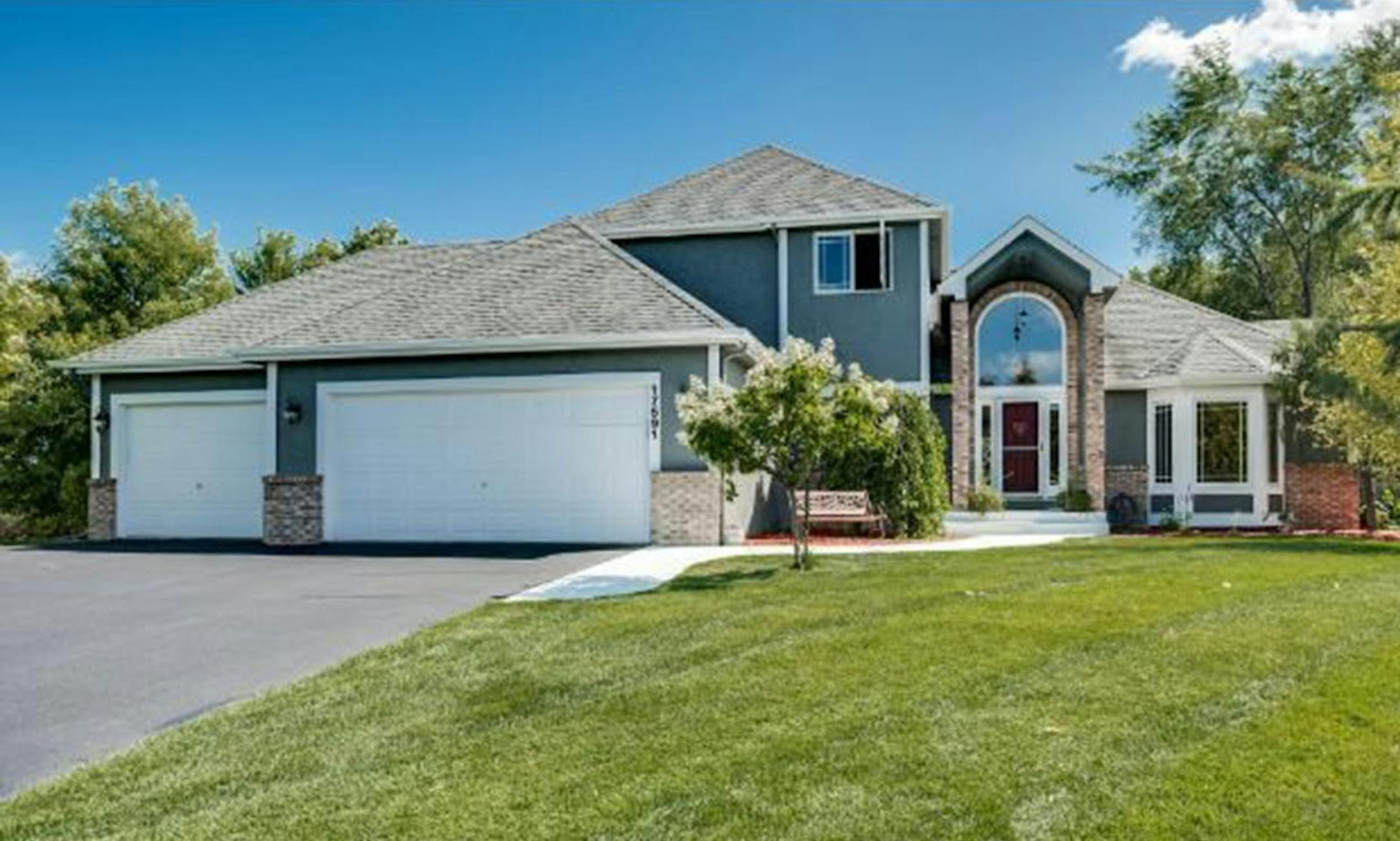 ... Maple Grove
Built in 1992, this five-bedroom, four-bath house has 3,576 finished square feet and features three bedrooms on one level, large kitchen island, marble countertops and stainless steel appliances, full finished walkout basement with sauna and theatre room, deck and paver patio. Listed by Matthew Wright, Re/Max Results, 612-384-9730.