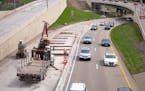 Construction on Interstate 94 has limited traffic to two lanes in St. Paul,