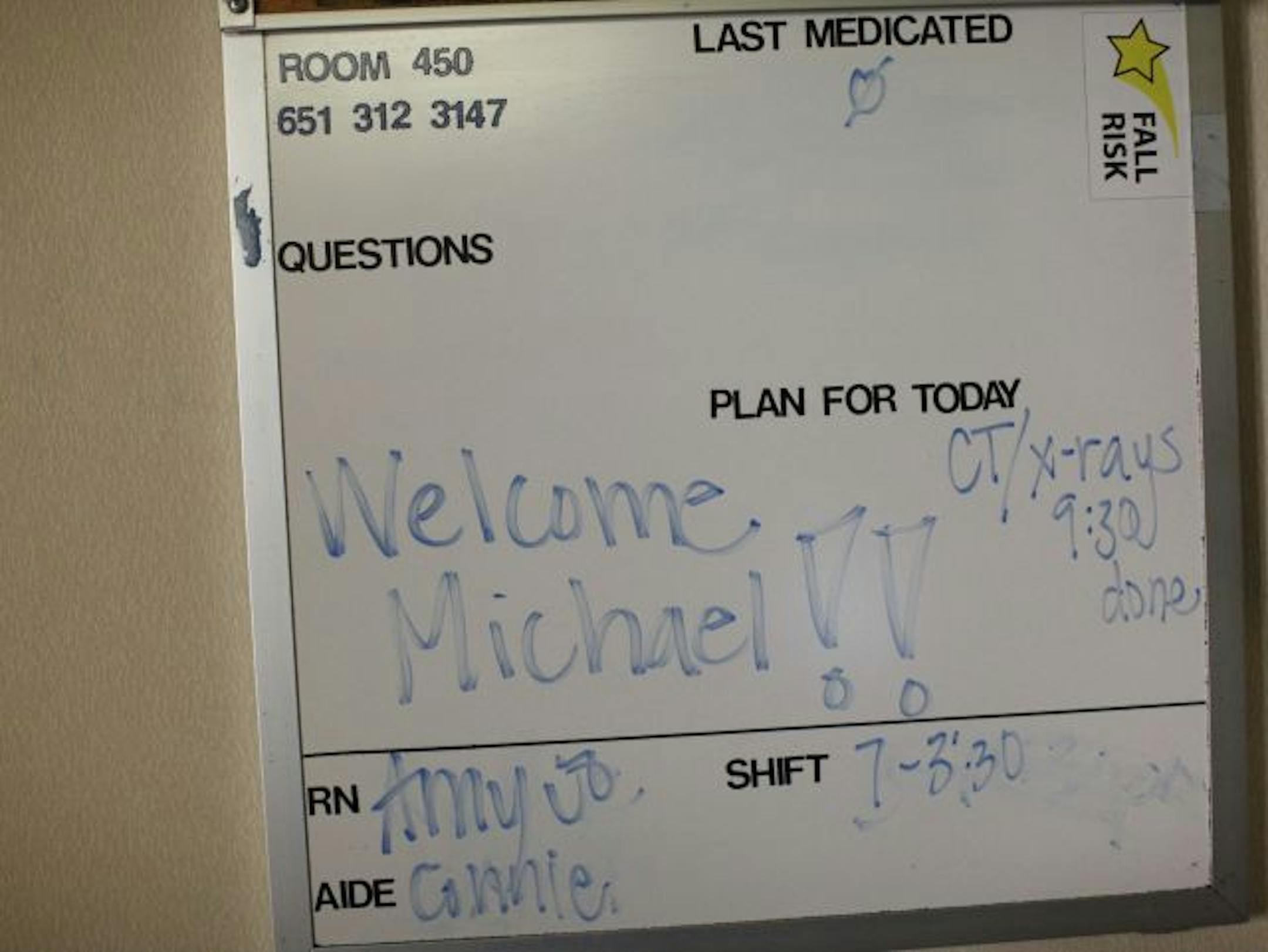 The addition of message boards in patients' rooms has helped to keep nurses better organized and patients' loved ones better informed.