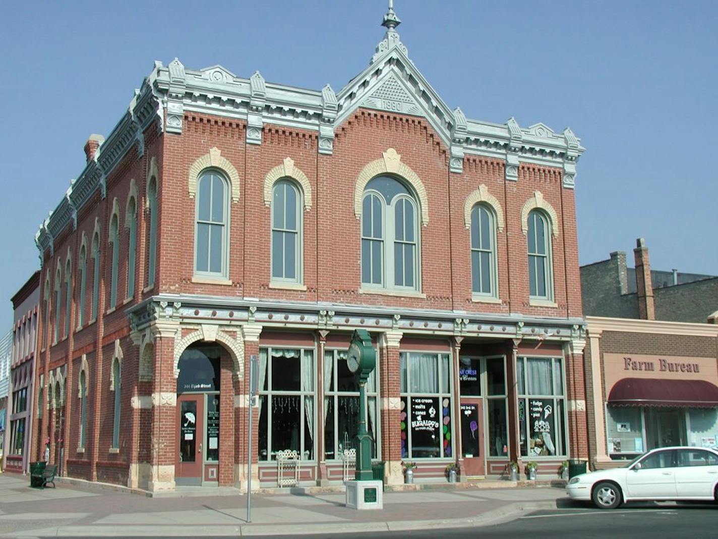 Courtesy of city of Farmington
Downtown Farmington�s premier landmark, the Exchange Bank built in 1880, is for sale about 15 years after the city sold it for $1 to the father and son team who have put on it the block.