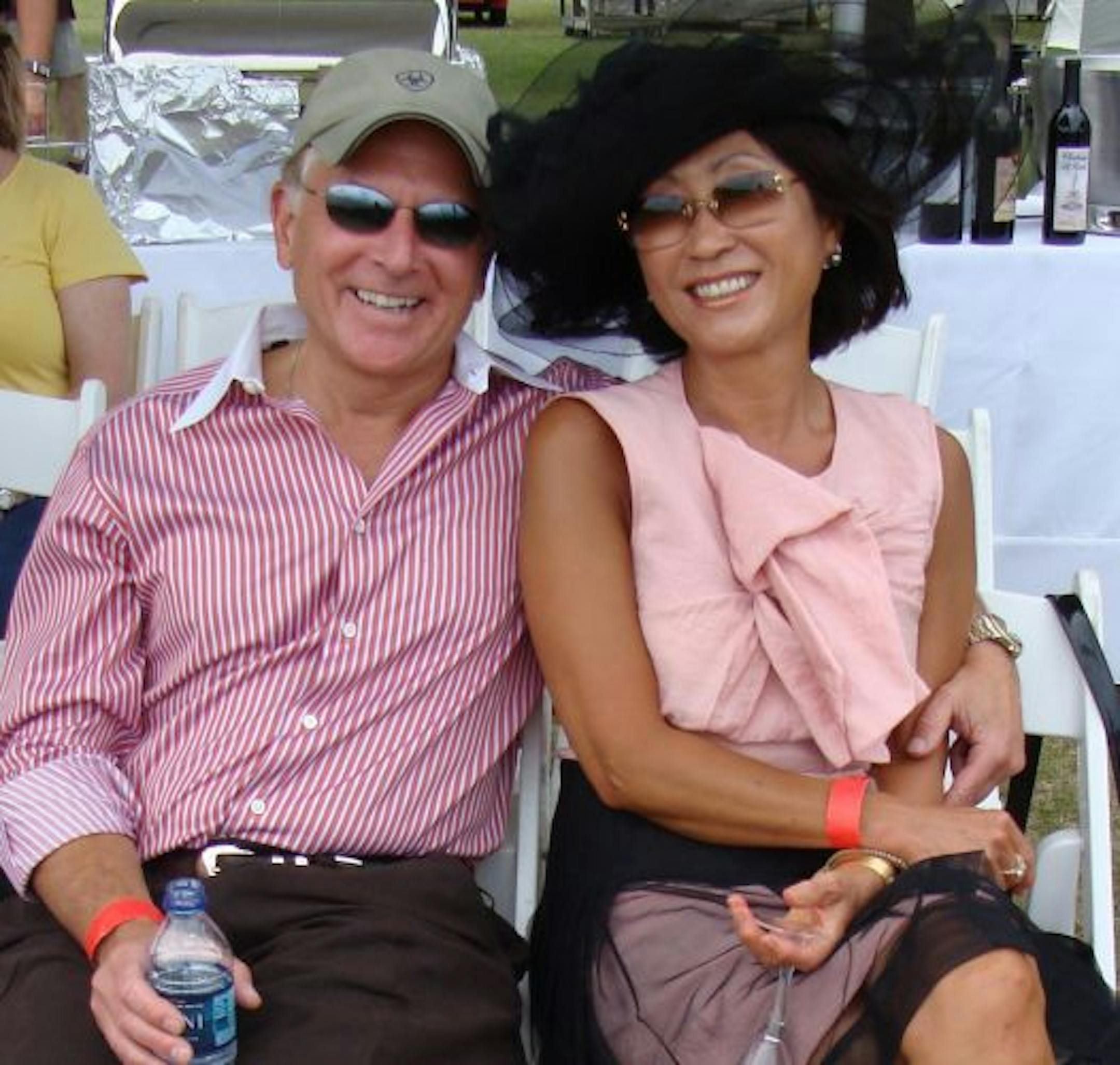 Sara Glassman, sglassman@startribune.com 20th Annual Twin Cities Polo Classic in Indepence, MN, benefitting Children's Cancer Research Fund. John Marinovich and Suni Chun in the Chateau St. Croix tent.