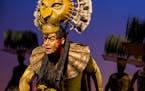 Photo title: Gerald Ramsey as "Mufasa" in THE LION KING North American Tour. Photo credit: Photo by Matthew Murphy