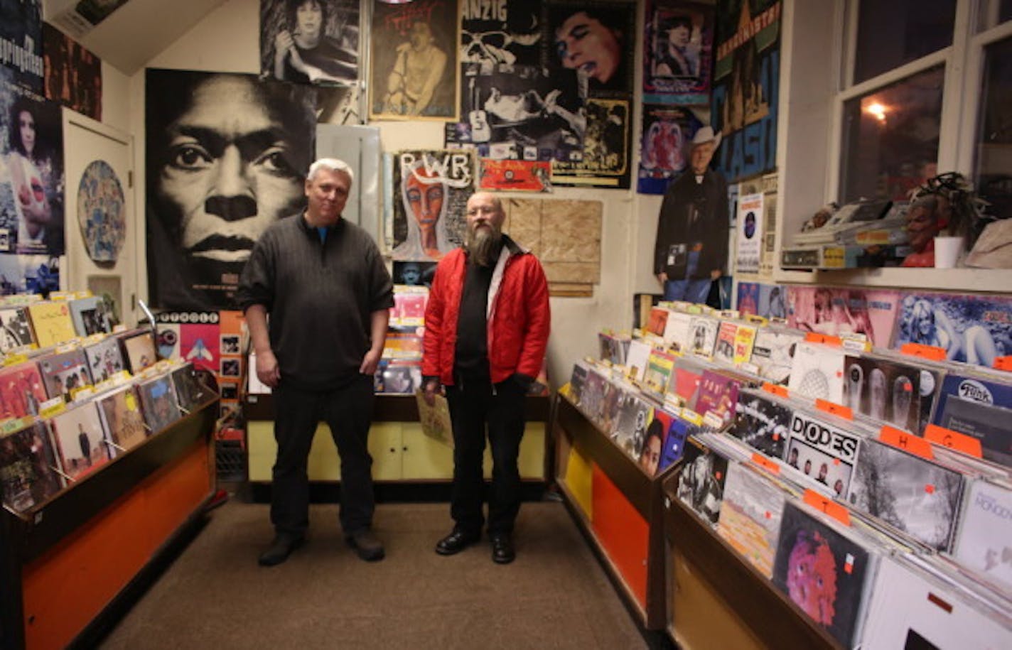 Treehouse Records owner Mark Trehus, left, has also helped musicians such as Paul Metzger issue their own albums via his label Nero's Neptune. / Star Tribune file