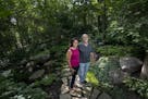 Cindy and Mike Colson in their Chanhassen garden.
