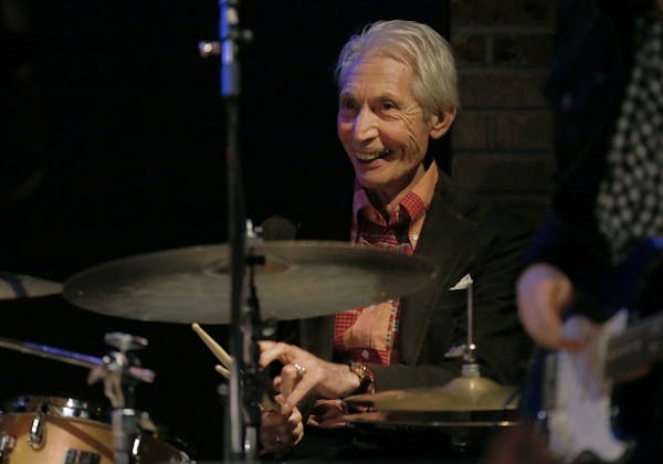 Rolling Stones drummer Charlie Watts sat in with Band 2 at the Dakota Jazz Club. Band 2 features Tim Ries (saxophone) and Bernard Fowler (vocals). Rie