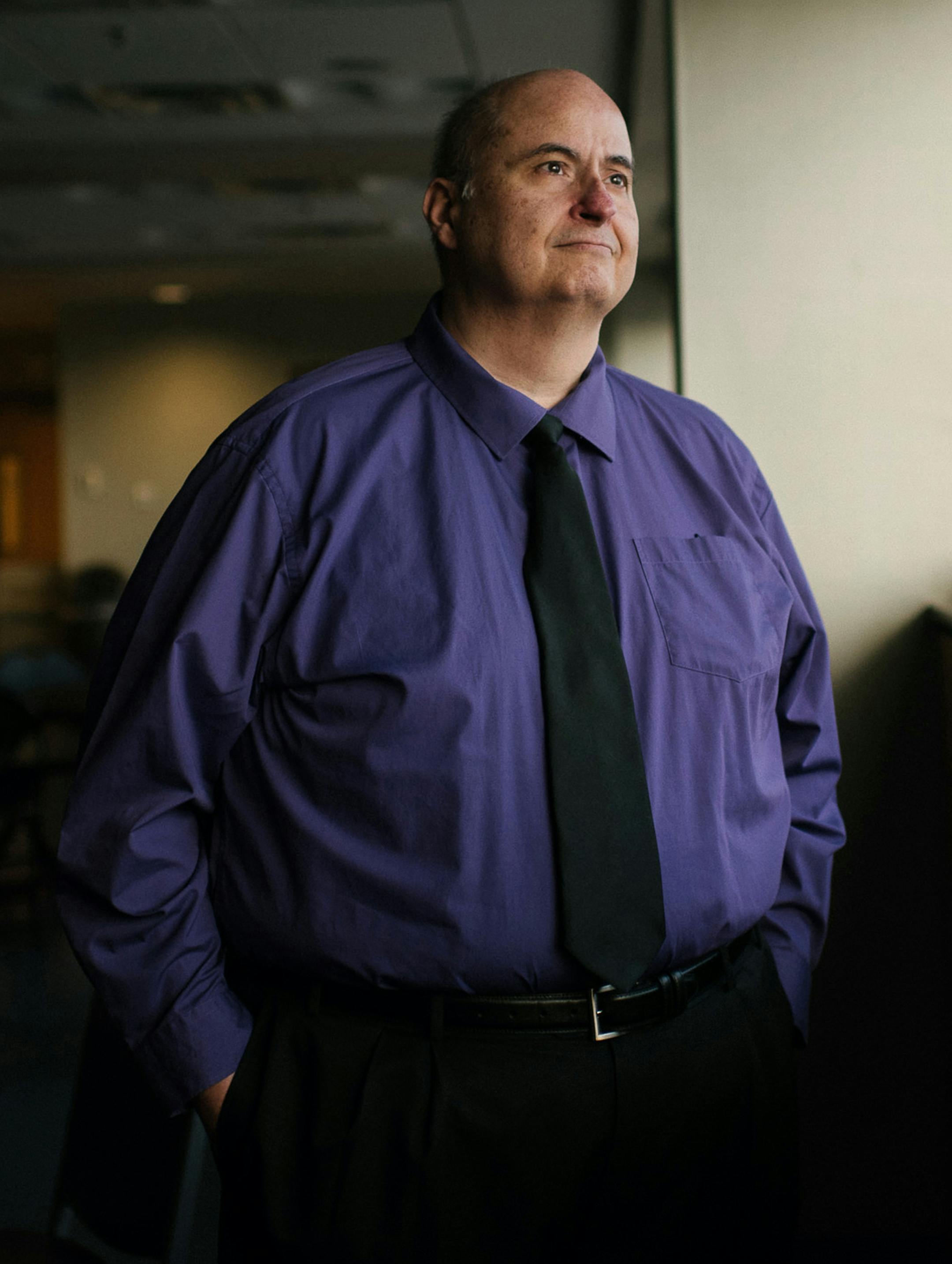 Dr. Dominick DePhilippis, a clinical psychologist overseeing the Veterans Affairs contingency management program, in Philadelphia on March 4, 2020. DePhilippis says he has seen new interest in the approach as meth addiction has surged over the last few years. (Hannah Yoon/The New York Times)