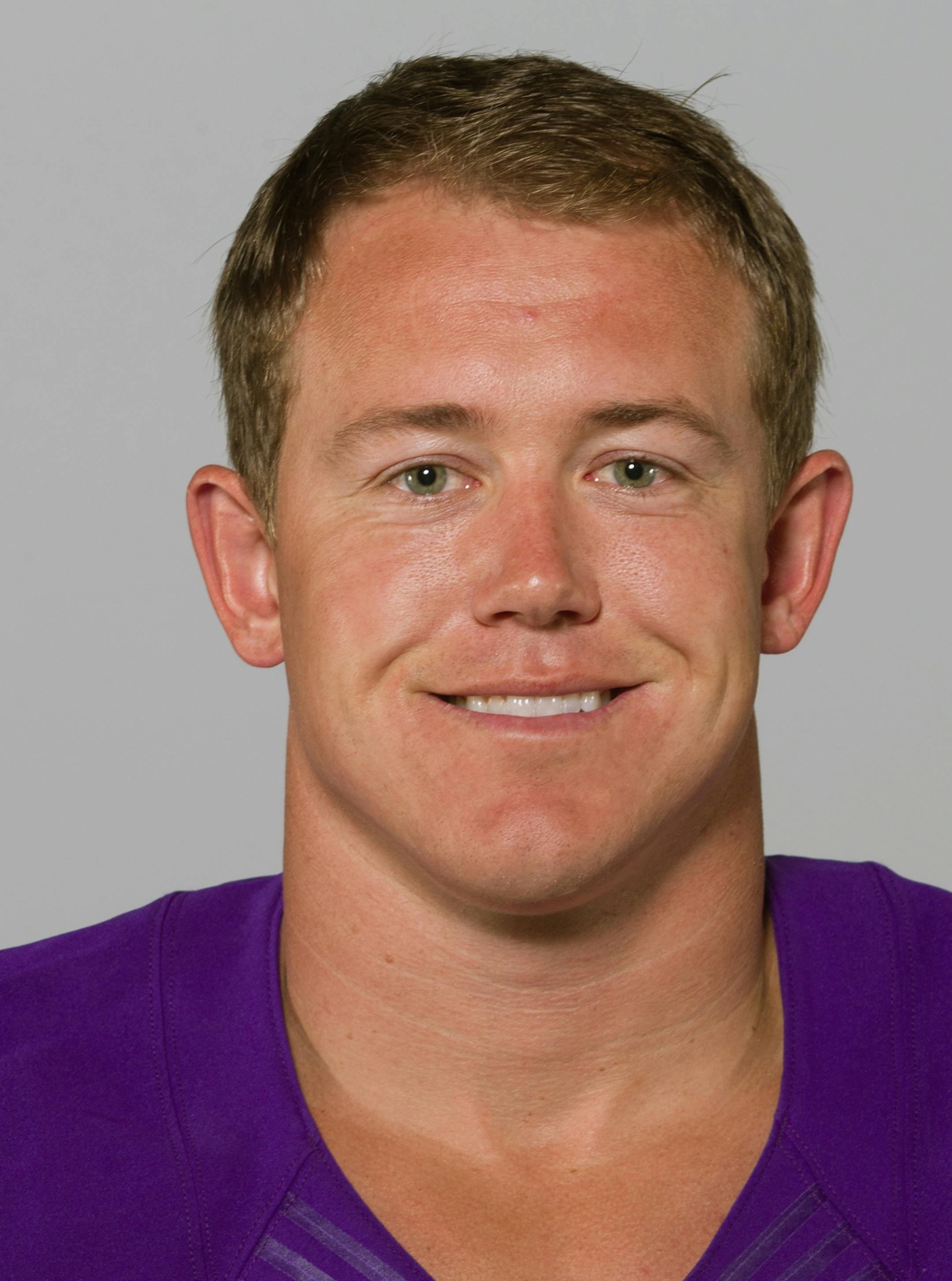 This is a 2013 photo of Toby Gerhart of the Minnesota Vikings NFL football team. This image reflects the Minnesota Vikings active roster as of Thursday, June 20, 2013 when this image was taken. (AP Photo) ORG XMIT: NFLHS13
