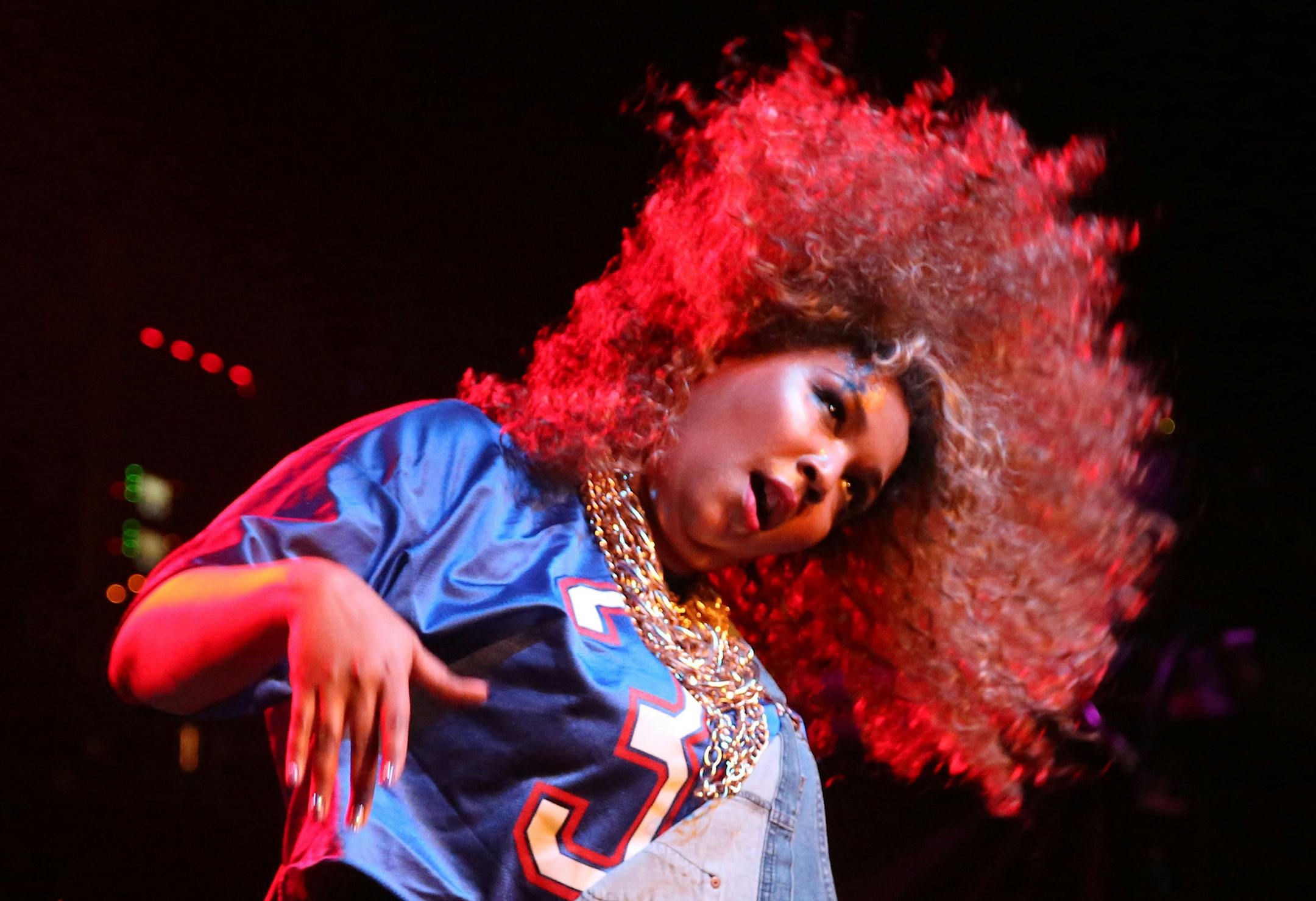 Lizzo opened for Sleater-Kinney . ] (KYNDELL HARKNESS/STAR TRIBUNE) kyndell.harkness@startribune.com Sleater-Kinney and Lizzo at First Ave in Minneapolis, Min., Saturday, February 14, 2015.