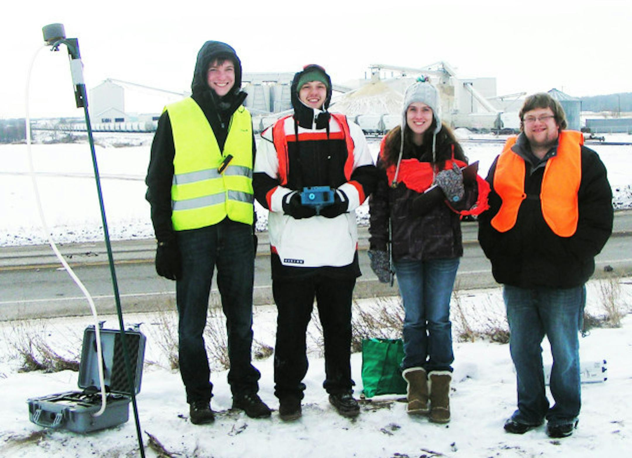 UW-Eau Claire photo of student crew