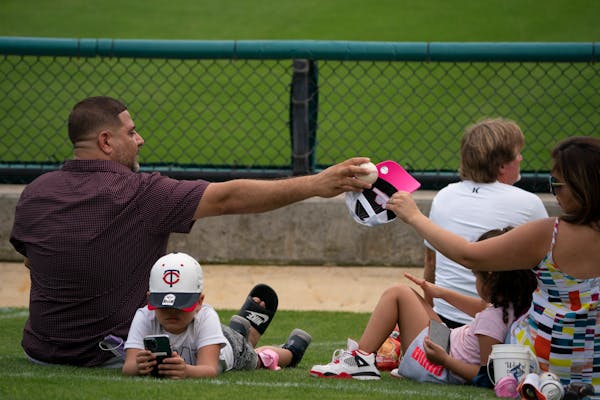 Fans watched the Twins’ spring opener on Sunday in Fort Myers, Fla.