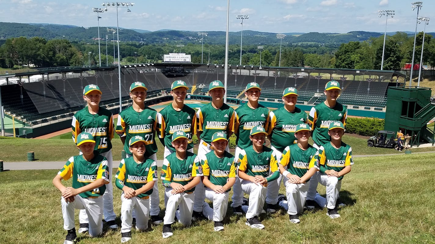 The Coon Rapids-Andover Little League team made it to the World Series after winning the Midwest Region tournament last weekend in Westfield, Ind. It will play the Great Lakes representative from Bowling Green, Ky., on Thursday.