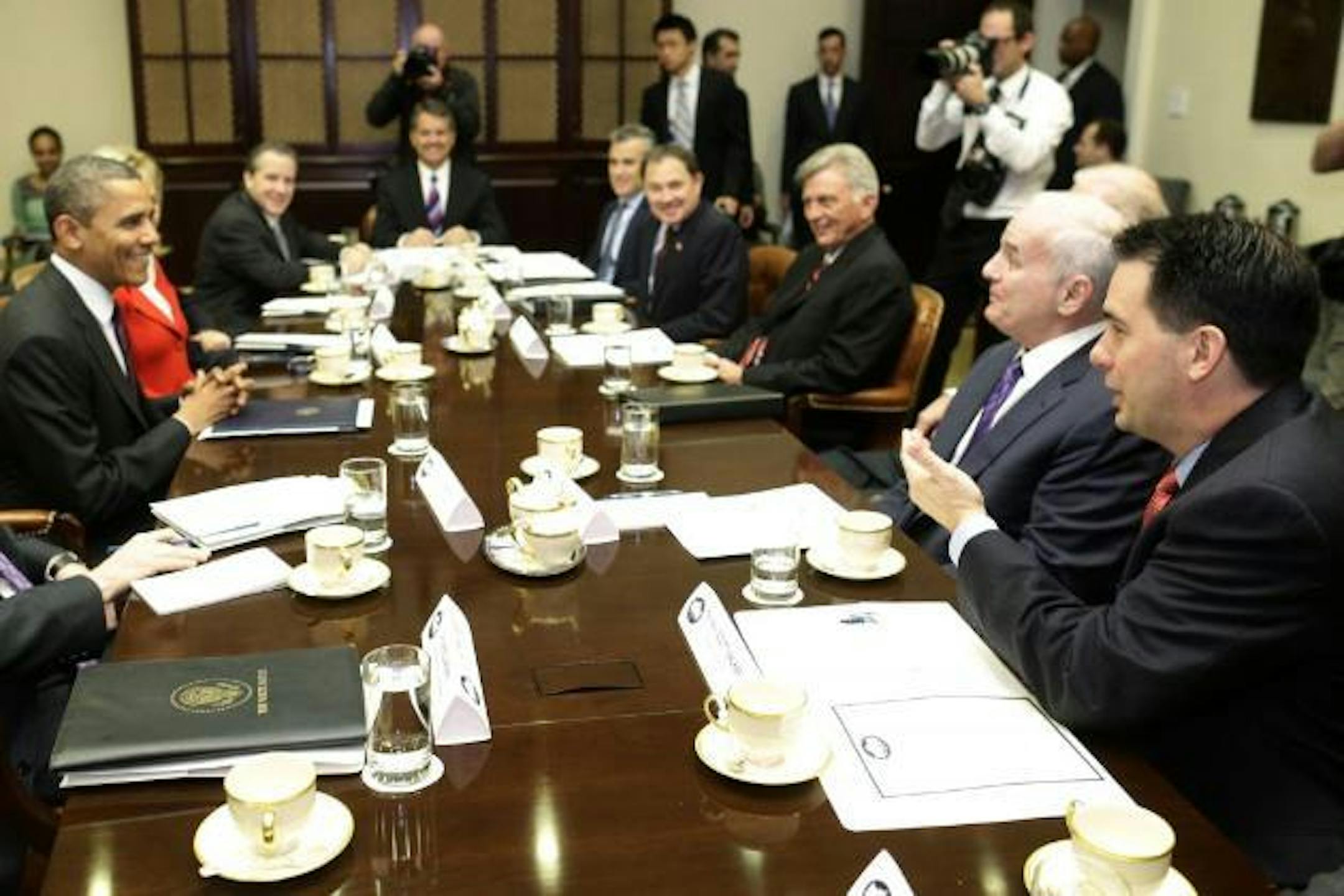 Dayton in White House meeting