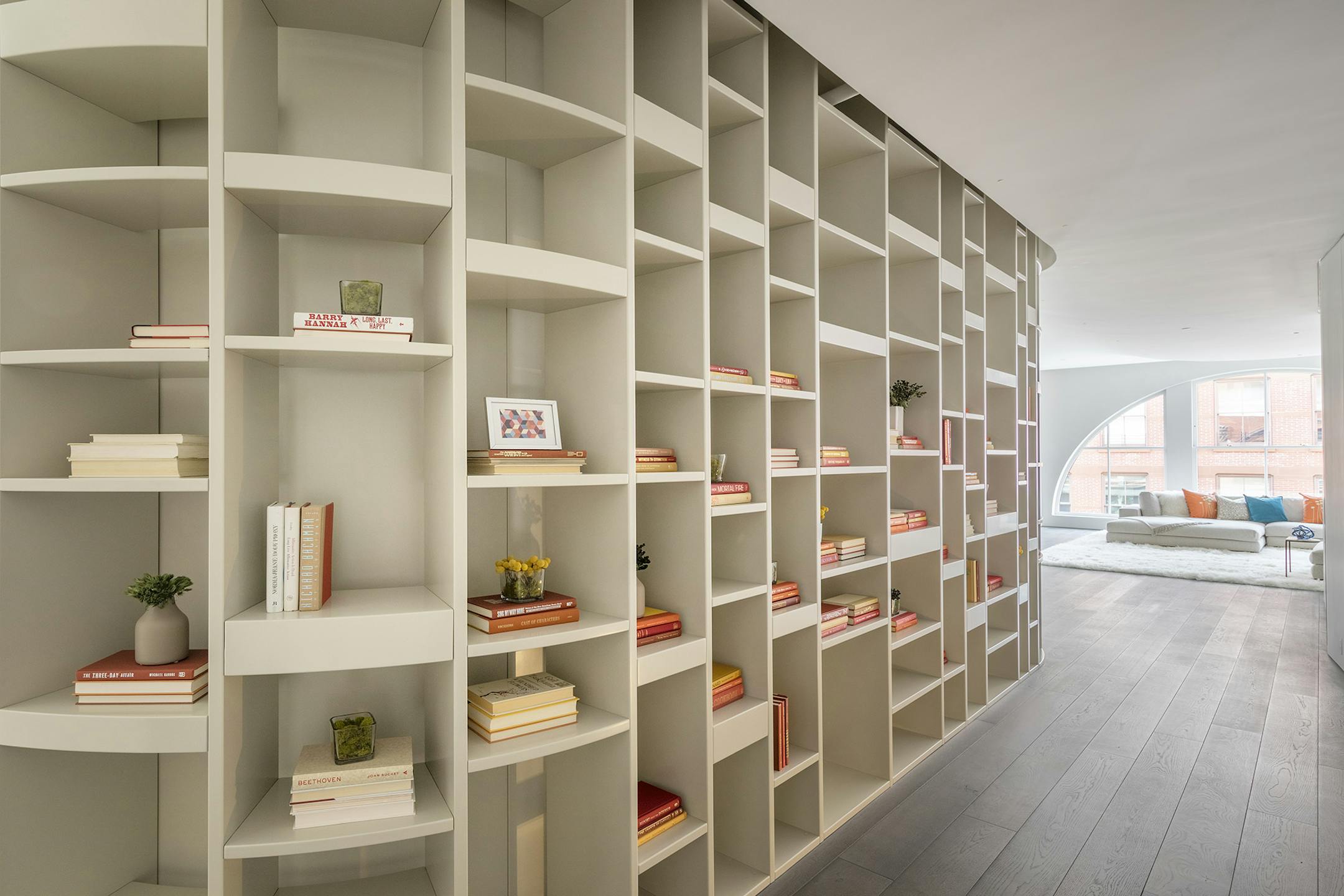 Creating built-in shelving or cabinetry can help make a space feel more organized and less cluttered. (Design Recipes/TNS)