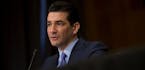 FILE &#xf3; Dr. Scott Gottlieb, the Trump administration&#xed;s pick to lead the Food and Drug Administration, at a hearing in Washington, April 5, 20