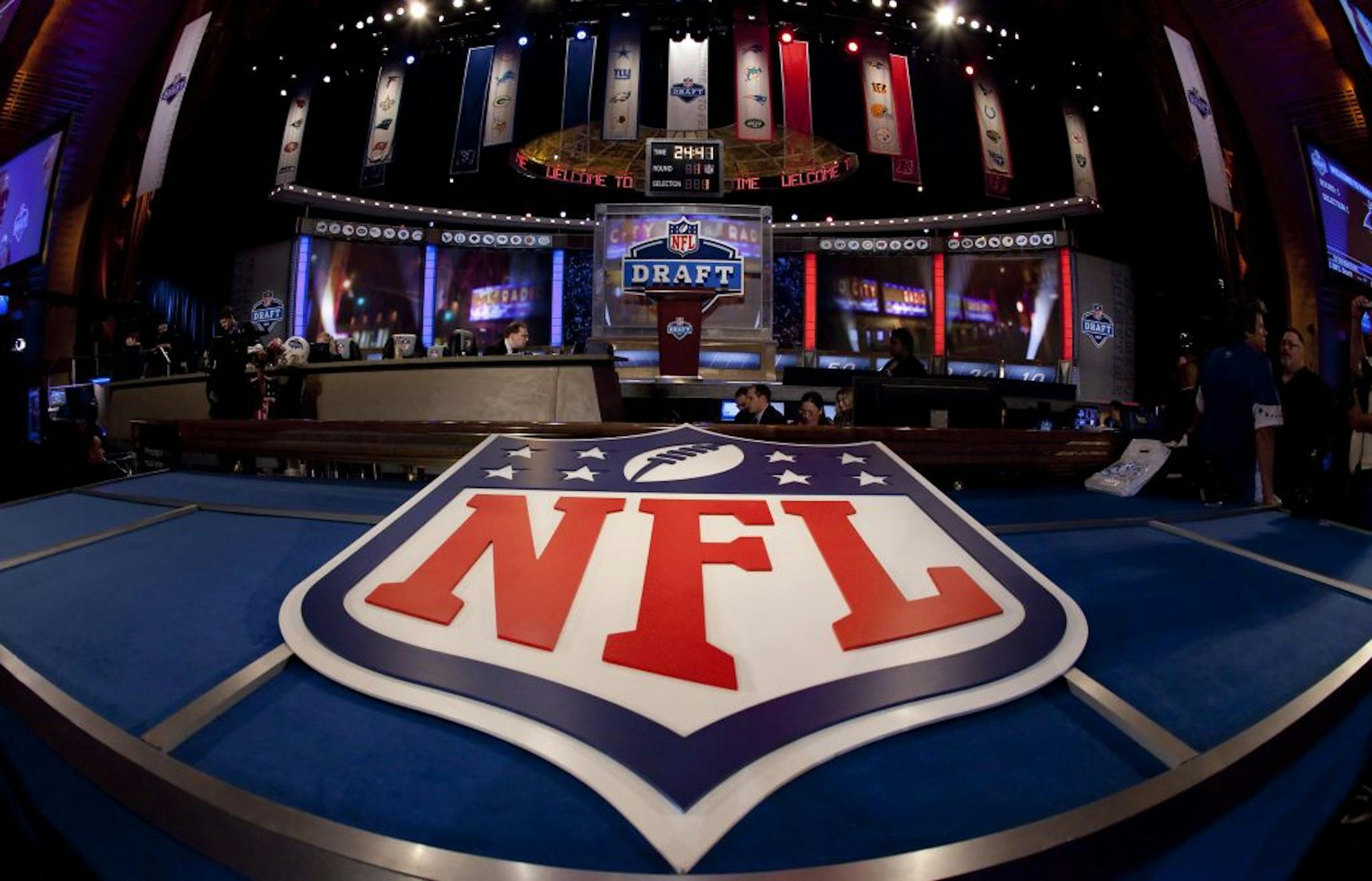 No expense is spared these days when the annual NFL draft is staged at Radio City Music Hall in New York.