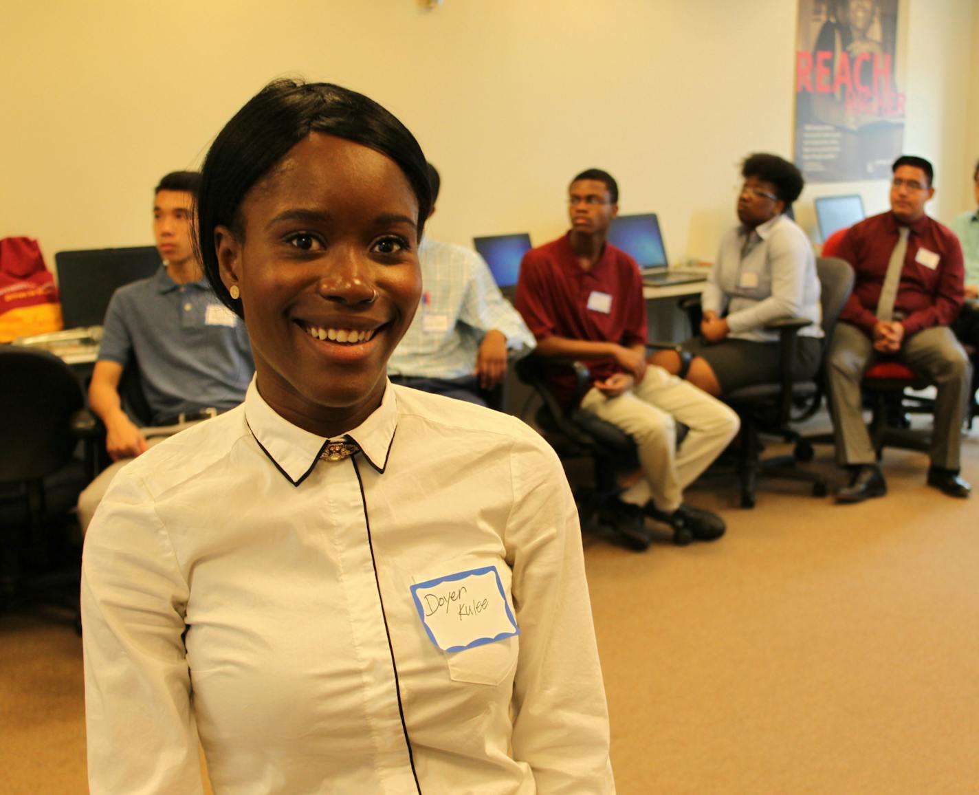 Doyen Kulee, an instructor at the St. Paul office of Genesys Works, is a liaison with some of the 300-plus interns who will train this summer in preparation for part-time business jobs during the school year that will each pay about $10,000.