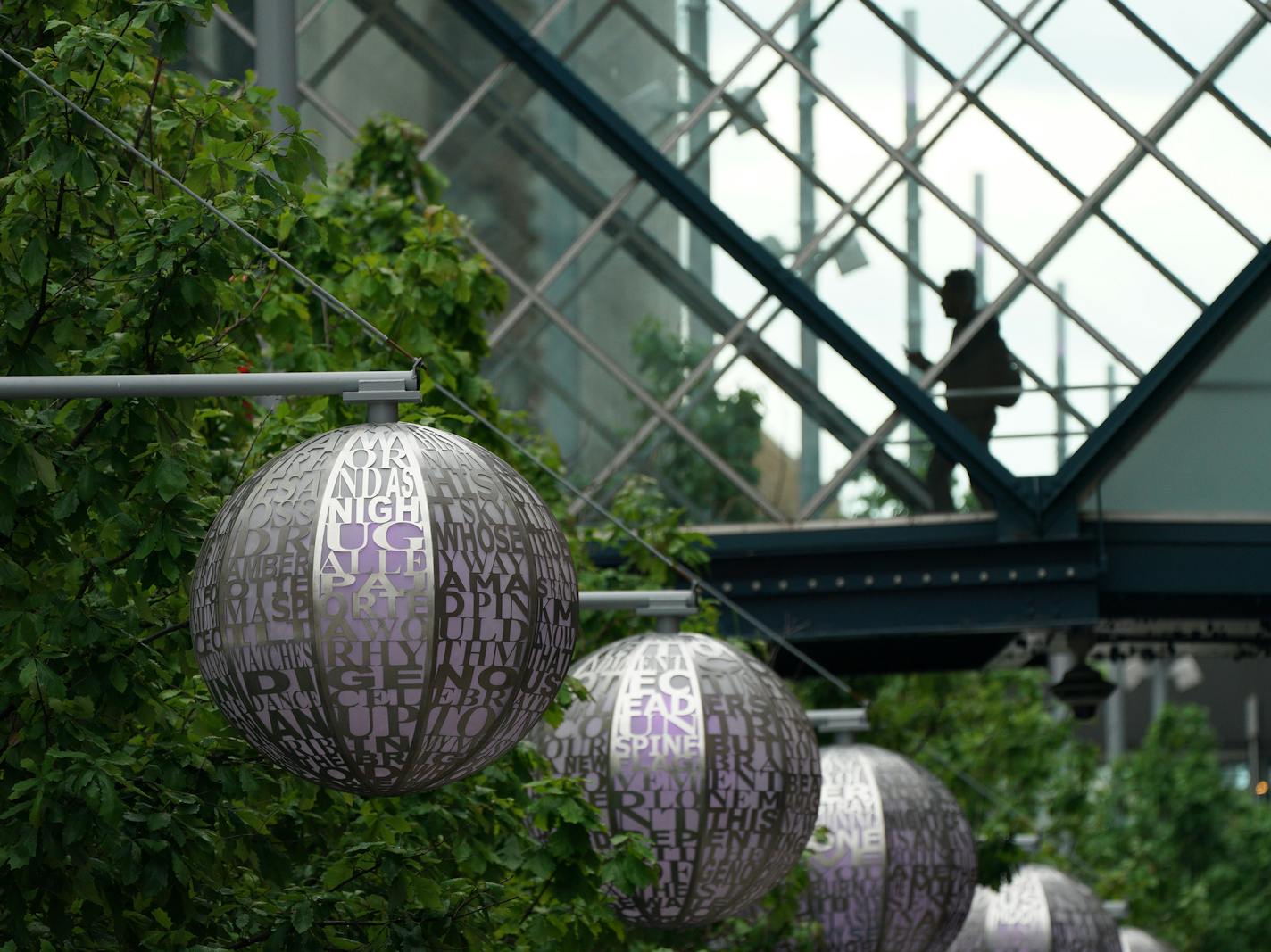 Lanterns hung among the trees on Nicollet Mall Tuesday evening. ] ANTHONY SOUFFLE &#x2022; anthony.souffle@startribune.com Commuters crowded Nicollet Mall during the evening rush Tuesday, June 11, 2019 in downtown Minneapolis. The city plans to continue working on the aesthetics of Nicollet Mall -- including replacing those dead trees. The work will address some of the most common complaints they've heard from people since the mall reopened.