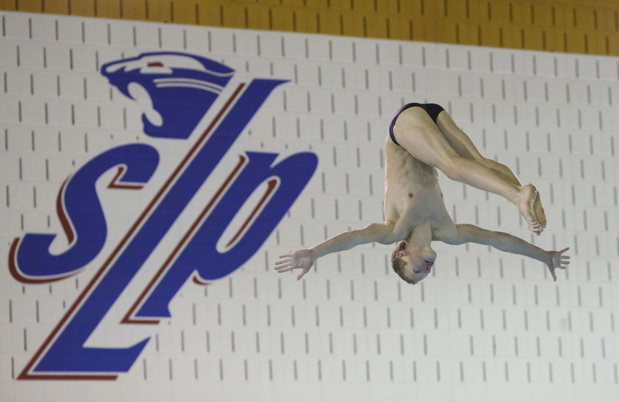 Raihle was already a polished diver when he gave it up in second grade to play basketball. (Jeff Wheeler, Star Tribune)