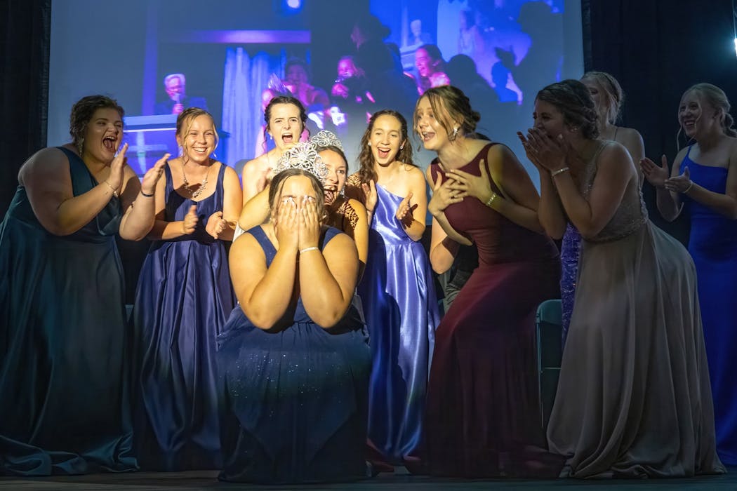  Emma Kuball, representing Rice County, was crowned Princess Kay of the Milky Way on Wednesday at the Minnesota State Fairgrounds.