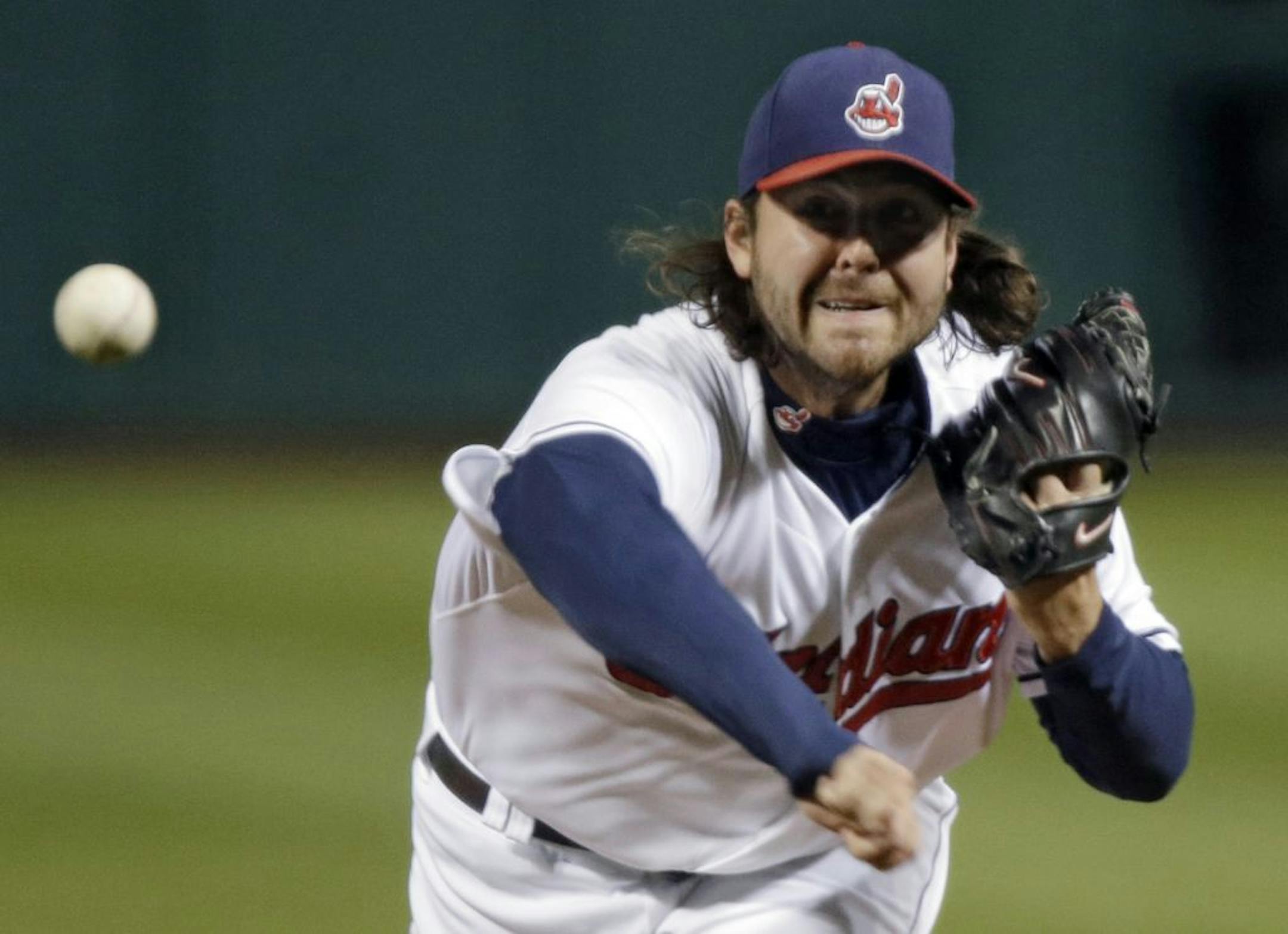 Cleveland Indians relief pitcher Chris Perez