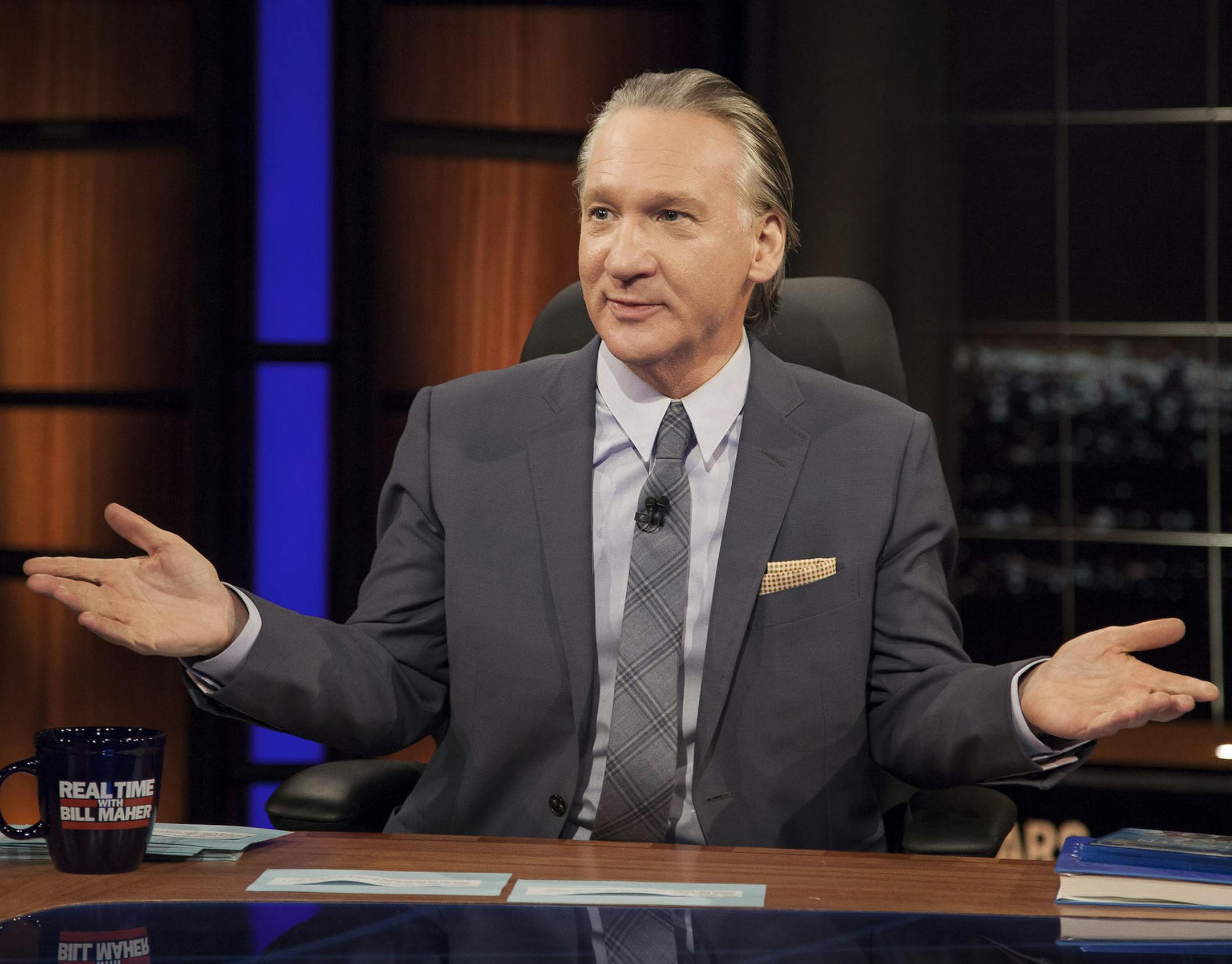 REAL TIME WITH BILL MAHER March 28, 2014: Bill Maher. photo: Janet Van Ham, HBO ORG XMIT: Season 12