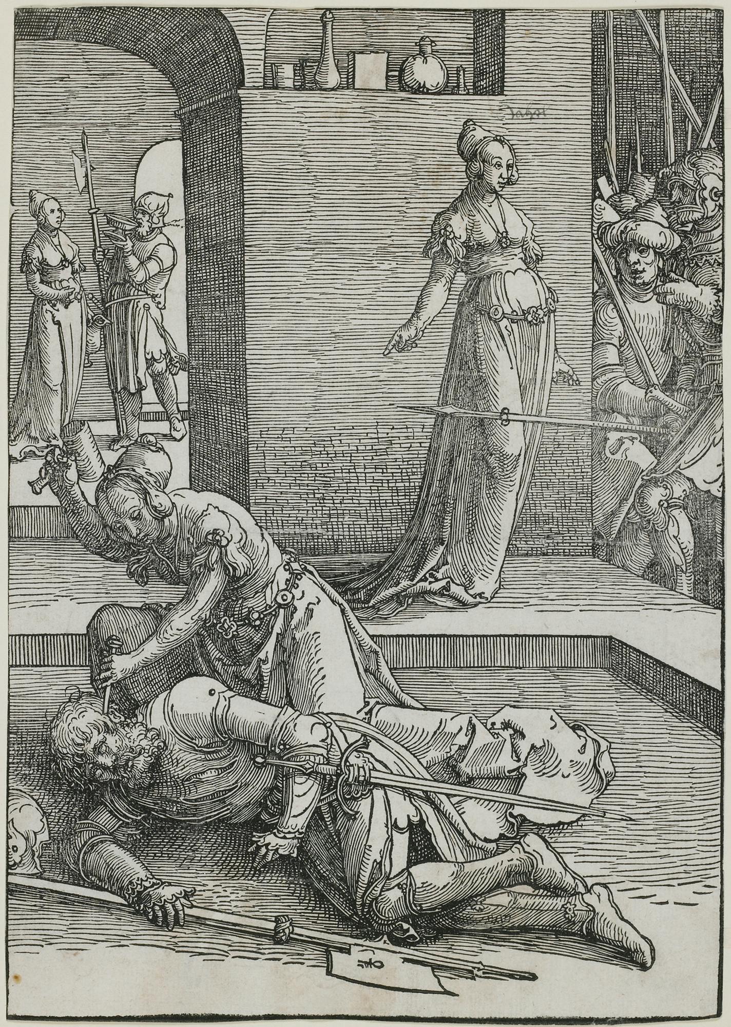 Provided by Minneapolis Institute of Arts Lucas van Leyden Dutch, c. 1494-1533 "Jael Killing Sisera," 1516-19 Woodcut Gift of Herschel V. Jones P.10,631 ORG XMIT: 7207