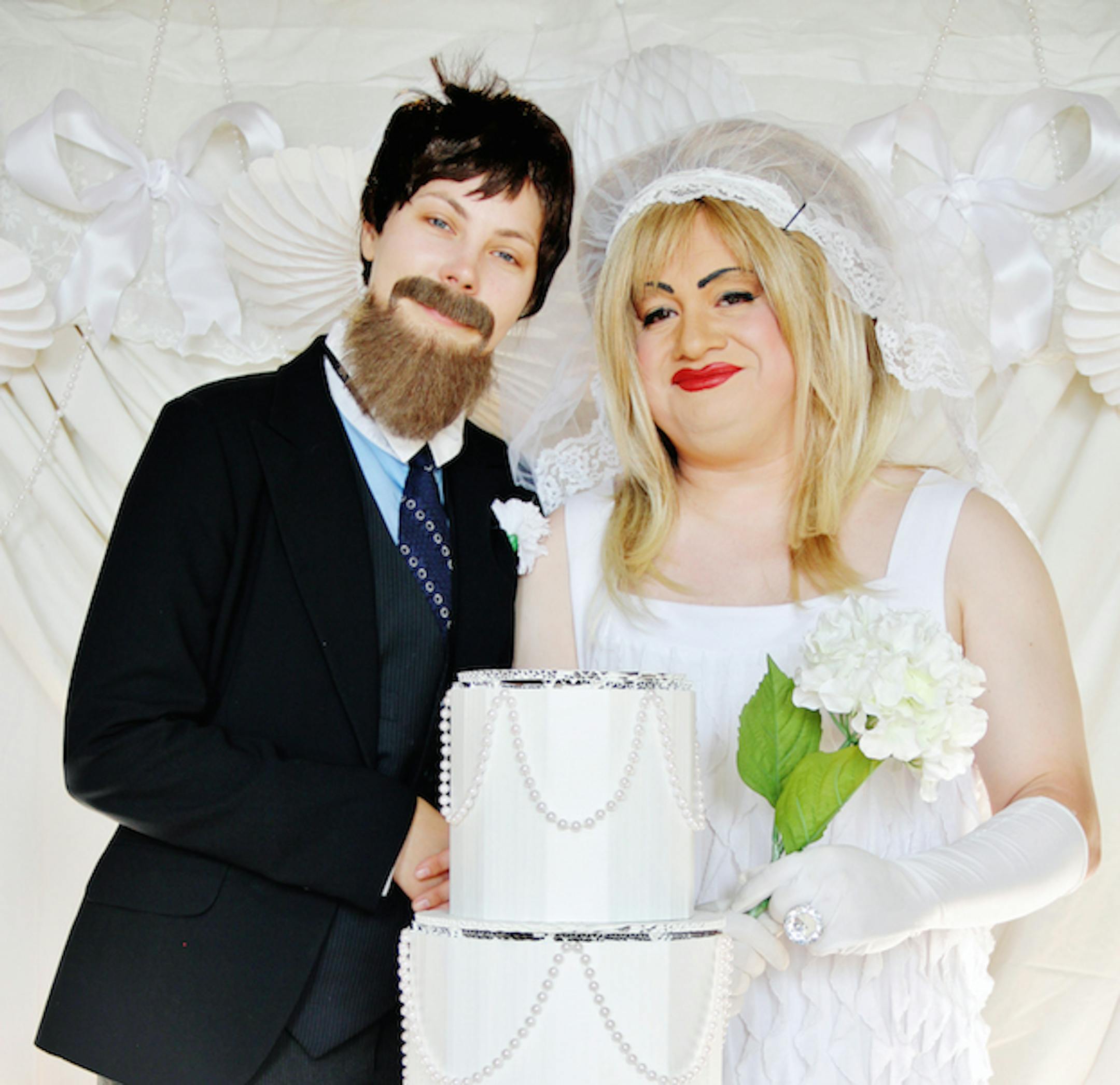 Caitlin Karolczak and Jaime Carrera in "Wed"