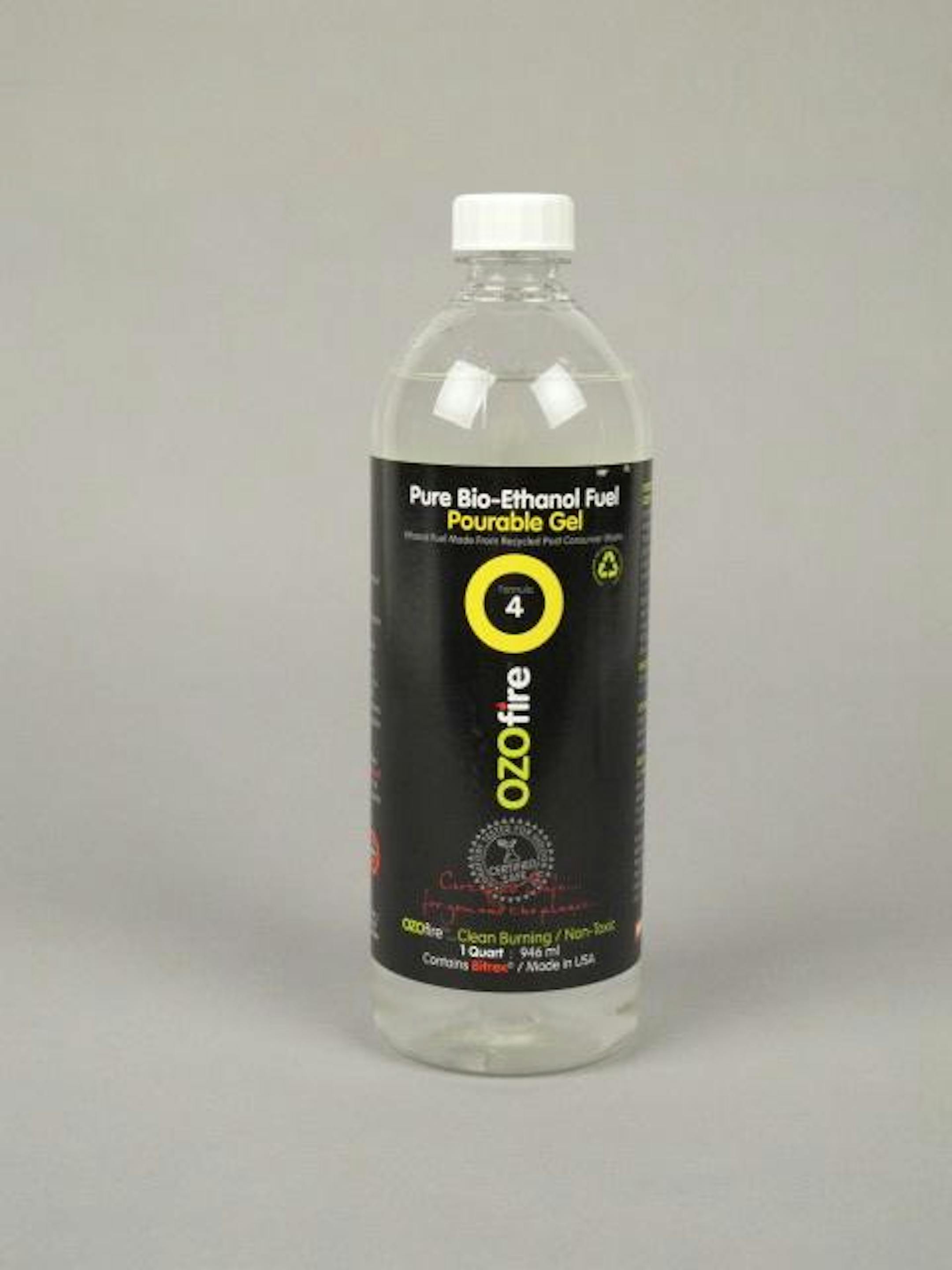 Pourable fuel gels such as this one are the subject of a federal recall.