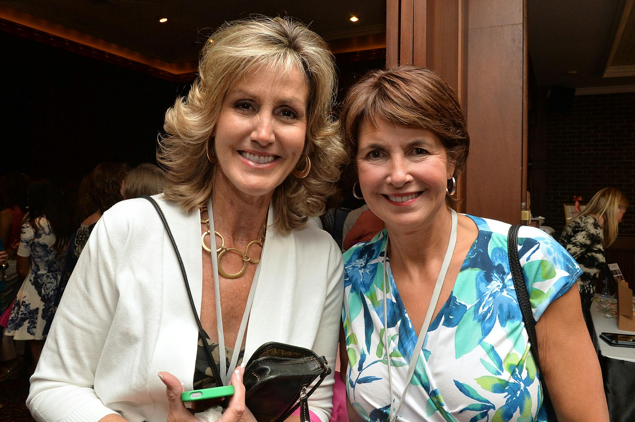 From left, Mona Milne and Karen Himle.