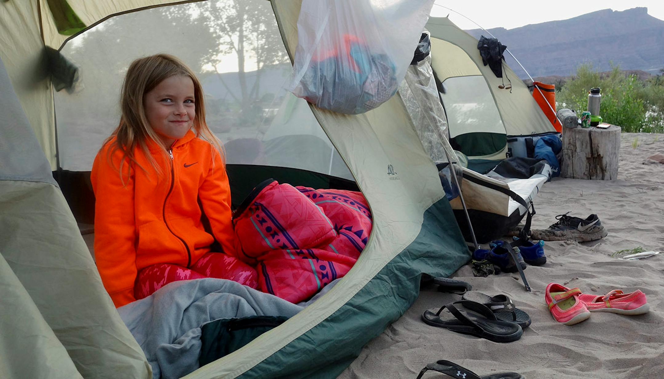 Faith Johnson's first camping trip was on along a wild stretch of the Colorado River.