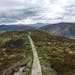 The Wicklow Way crosses the Wicklow Mountains near Lough Tay. The trail is the oldest marked trail in Ireland and stretches about 130 kilometers, or 8
