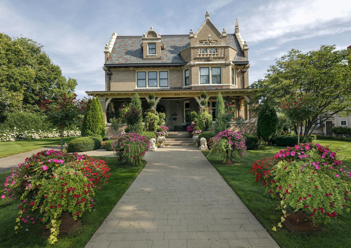 The entrance to Shari and Roger Wilsey's century-old house on Summit Avenue will welcome visitors on the Summit Hill House Tour.