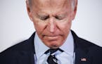 FILE -- Joe Biden, then a Democratic presidential candidate, in South Charleston, S.C., Feb. 26, 2020. "Largely to draw a contrast with Trump, Biden r
