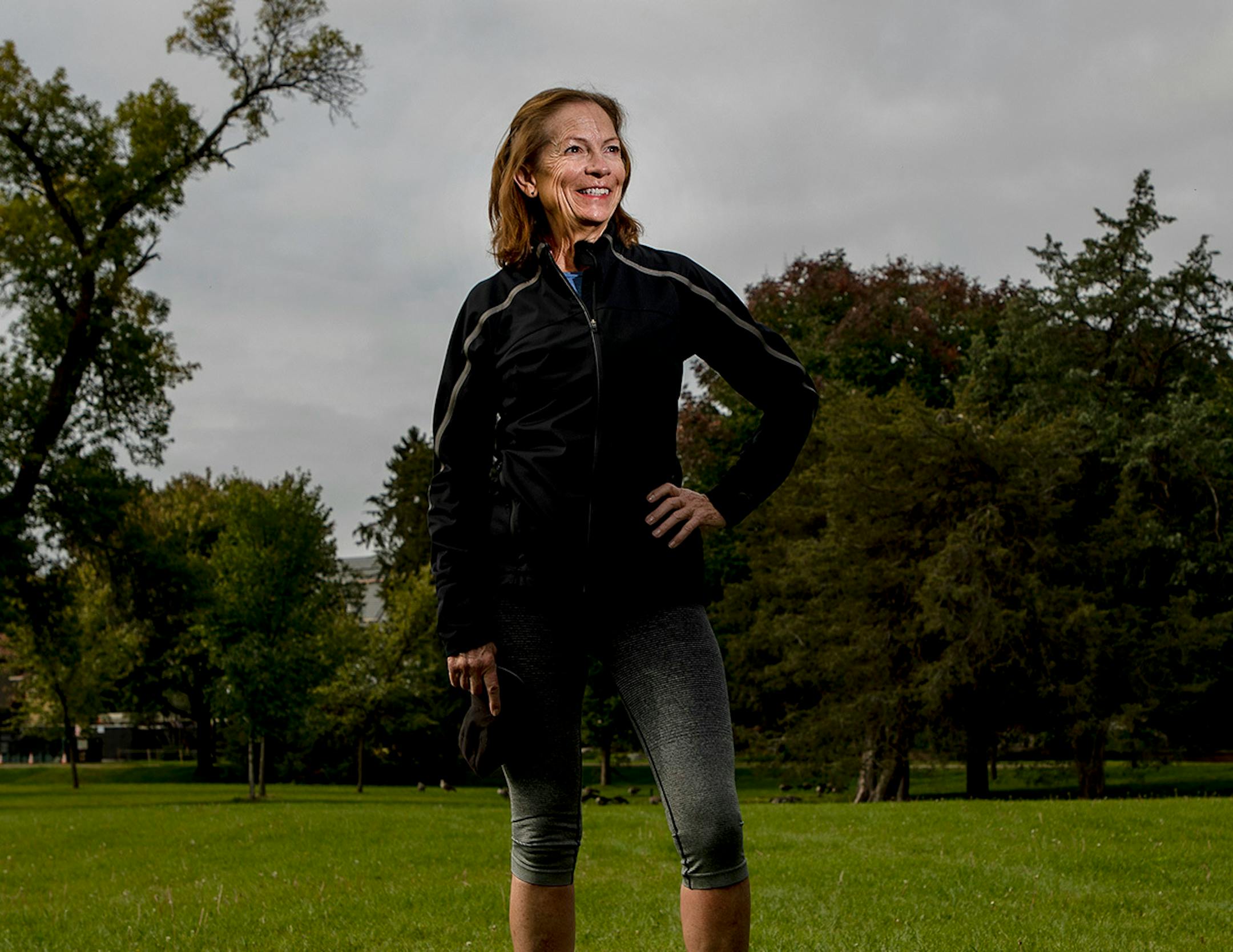 Patricia Goodwin will be running in her 44th marathon. ] CARLOS GONZALEZ • cgonzalez@startribune.com – September 20, 2018, Minneapolis, MN, Twin Cities marathoners,