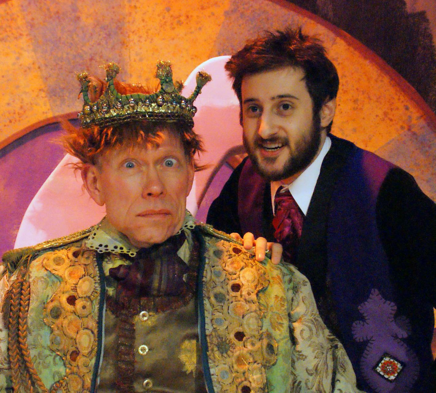 Scott Benson and Michael Burton in "The Grand Duke"