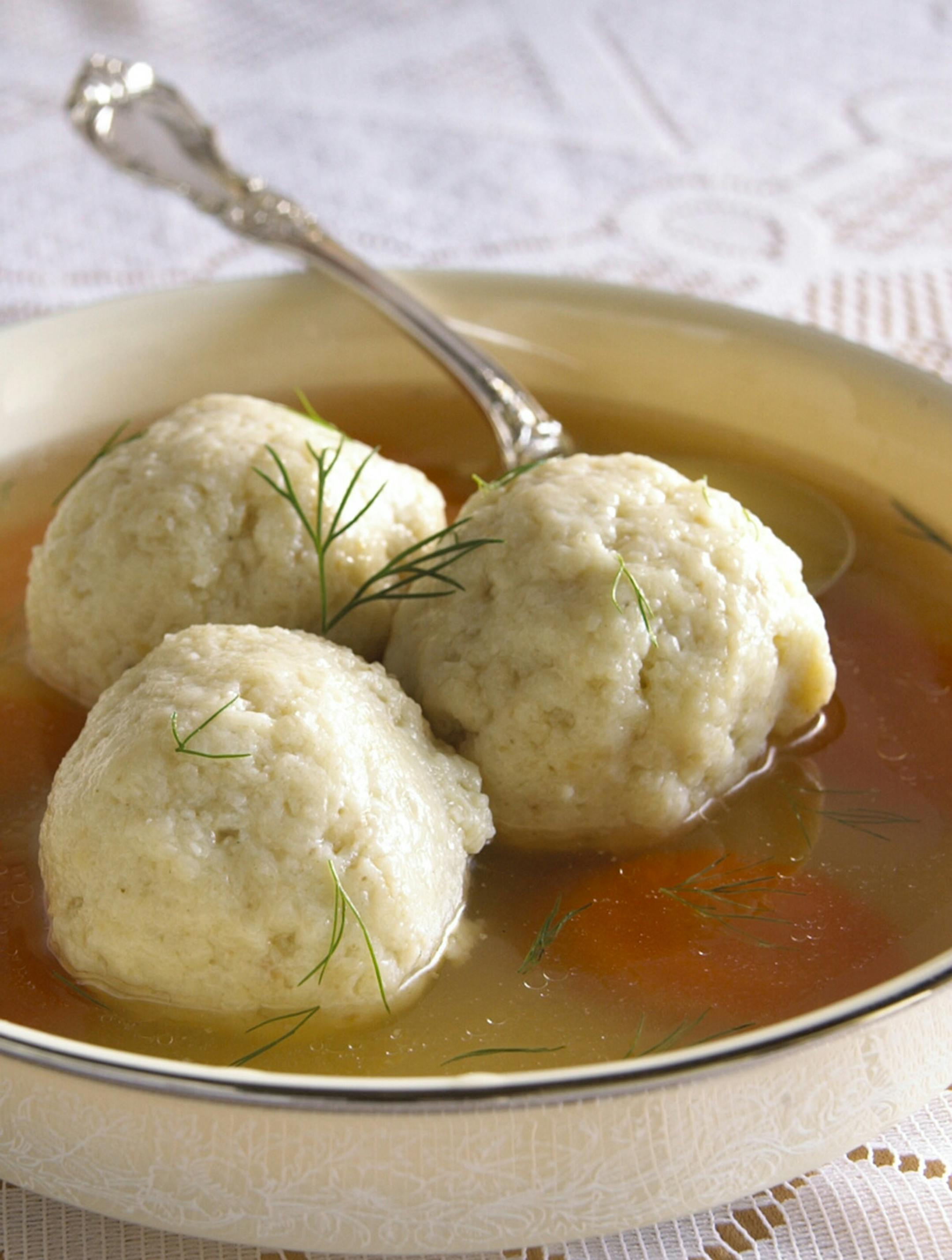 Matzo ball soup. From ‚ÄúEntr√©e to Judaism: A Culinary Exploration of the Jewish Diaspora‚Äù