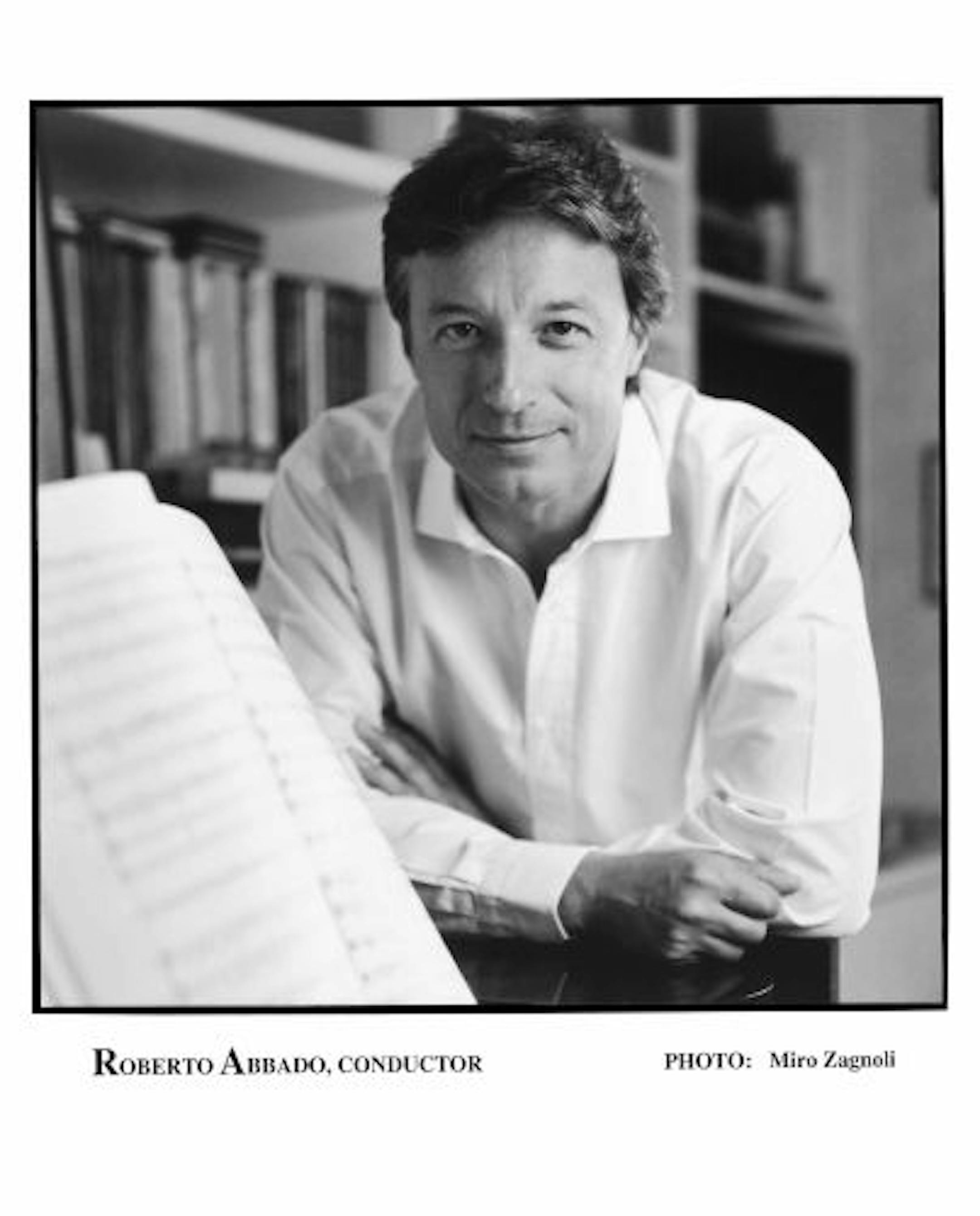 Roberto Abbado, conductor of both the SPCO and the Minnesota Orchestra in a Stravinsky program.