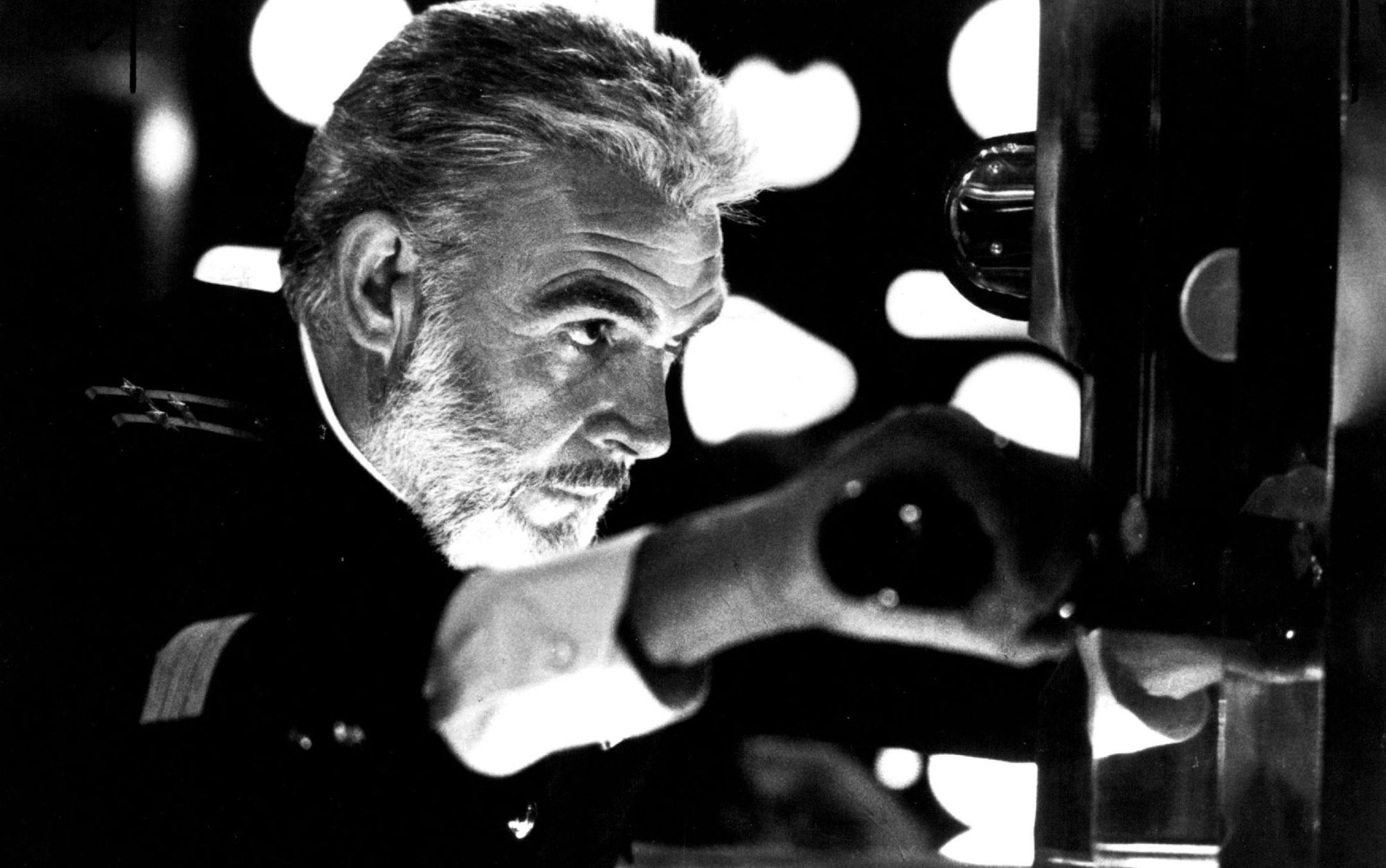 March 16, 1990 The Hunt For Red October "The Hunt for Red October" stars Sean Connery as Captain Marko Alexandrovich Ramius, the commander of the Soviet Typhoon nuclear submarine Red October. Directed by John McTiernan, the Paramount thriller is based on the best-selling novel by Tom Clancy. Bruce McBroom; Paramount