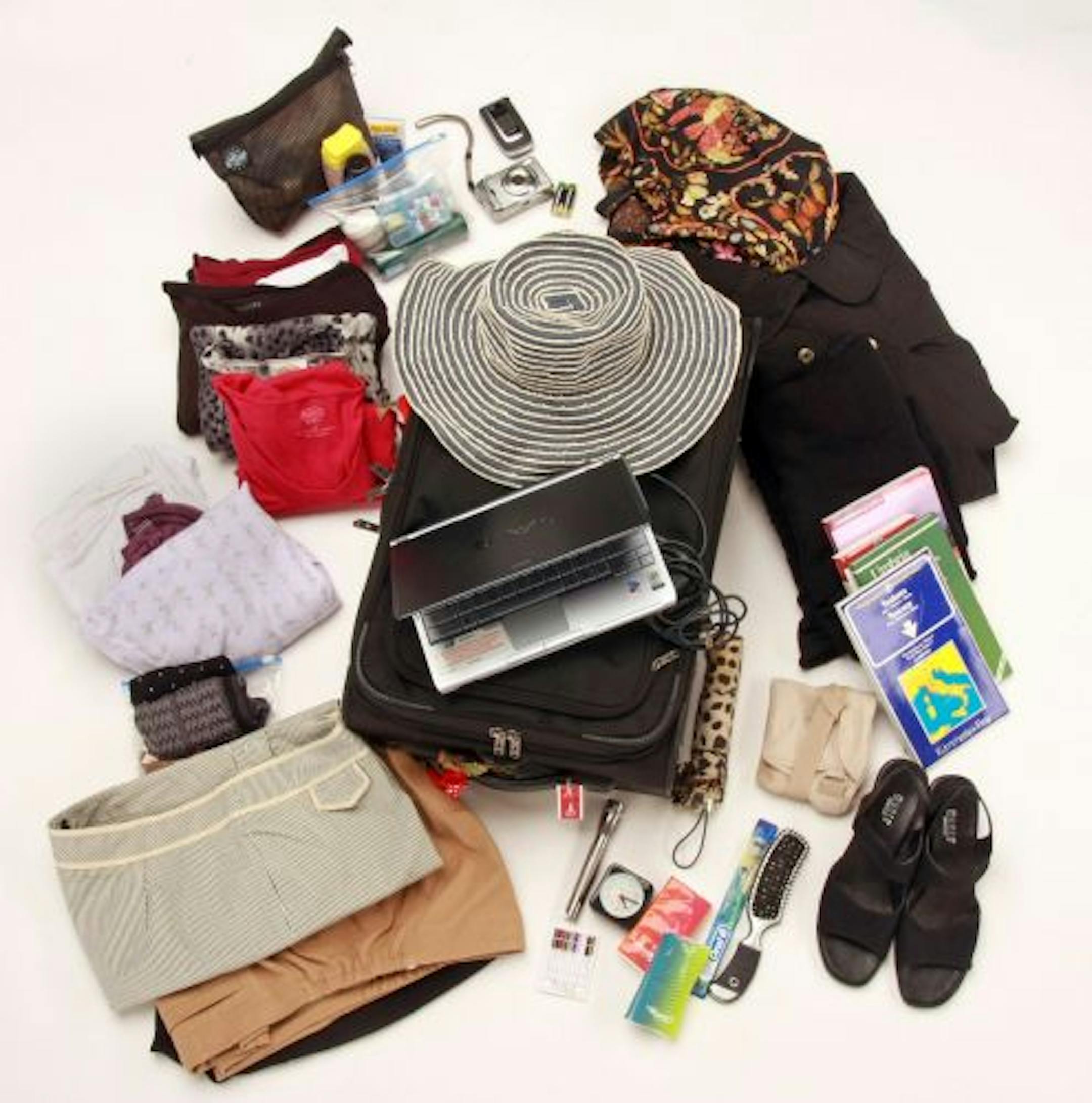 Packing a carry-on bag for a 31 day European trip