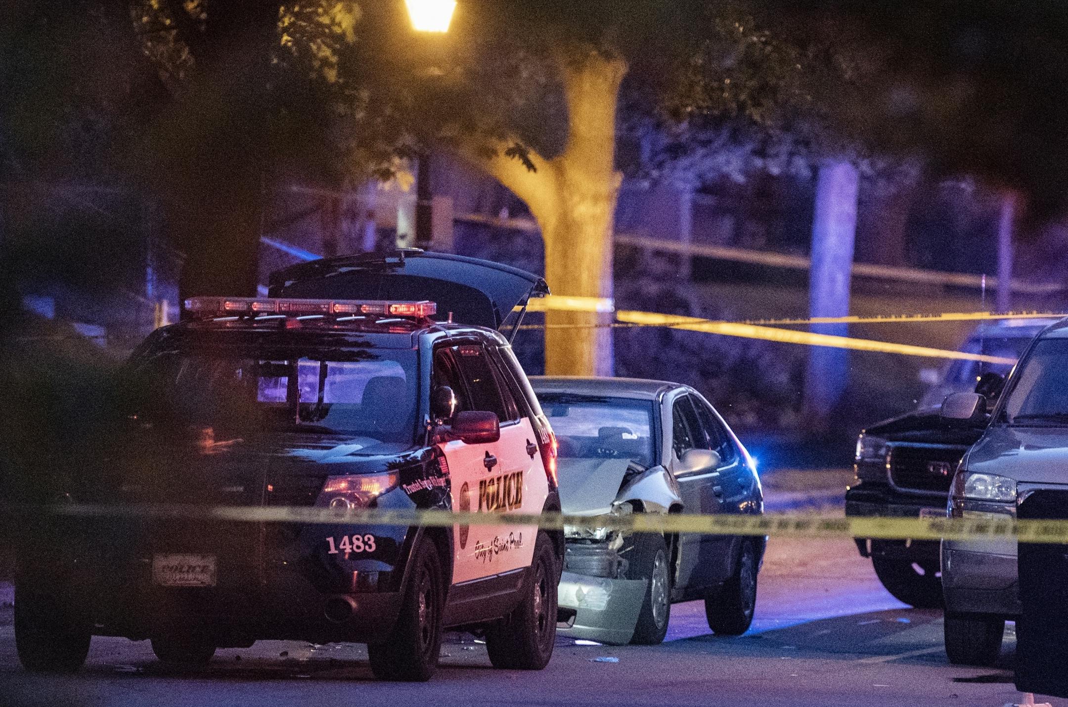 Police sequestered an area where a police involved shooting occurred near North Griggs and Thomas Ave West.