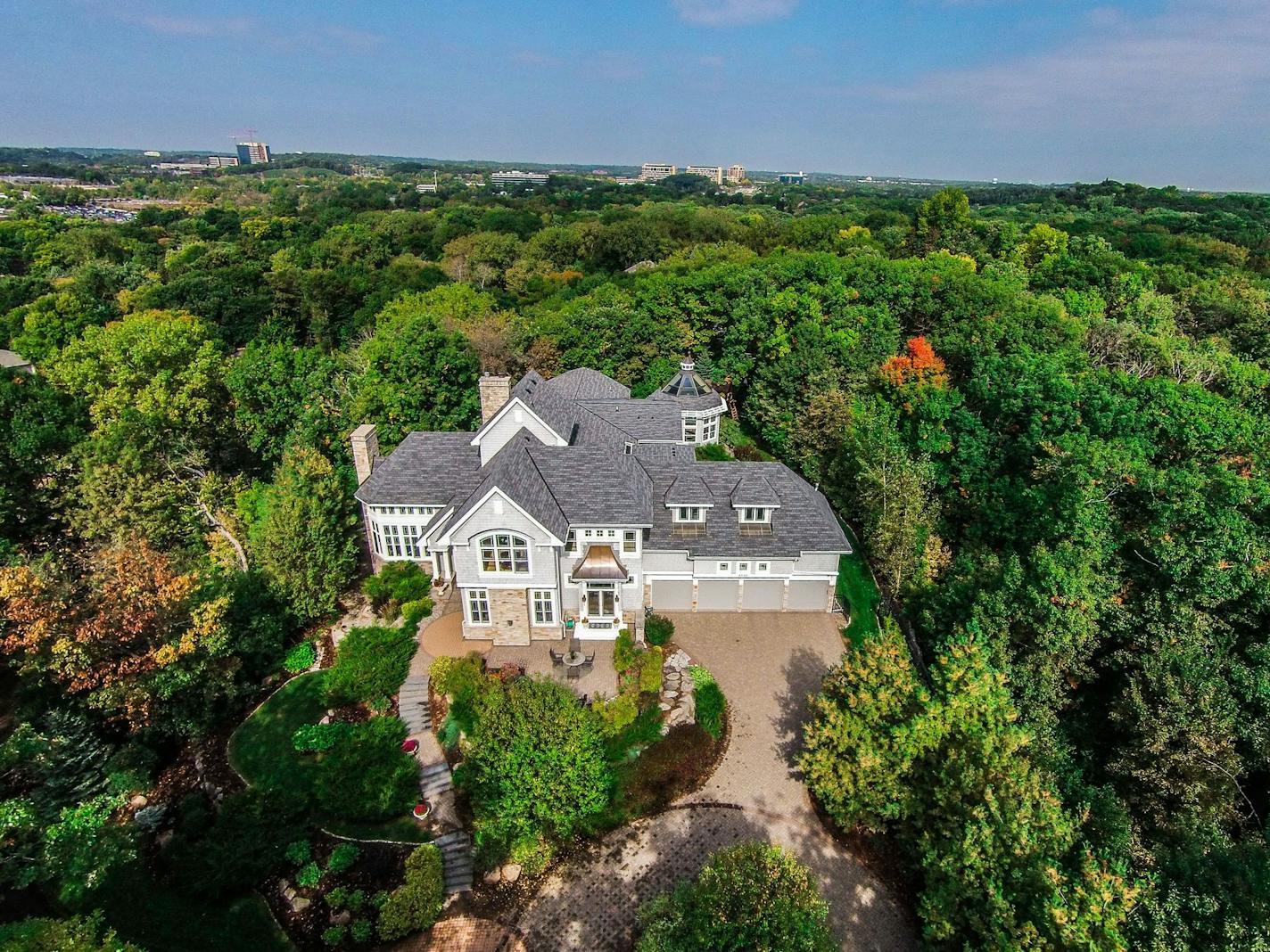 Paul Molitor's former estate is perched on a hill in Edina and surrounded by 4 acres.